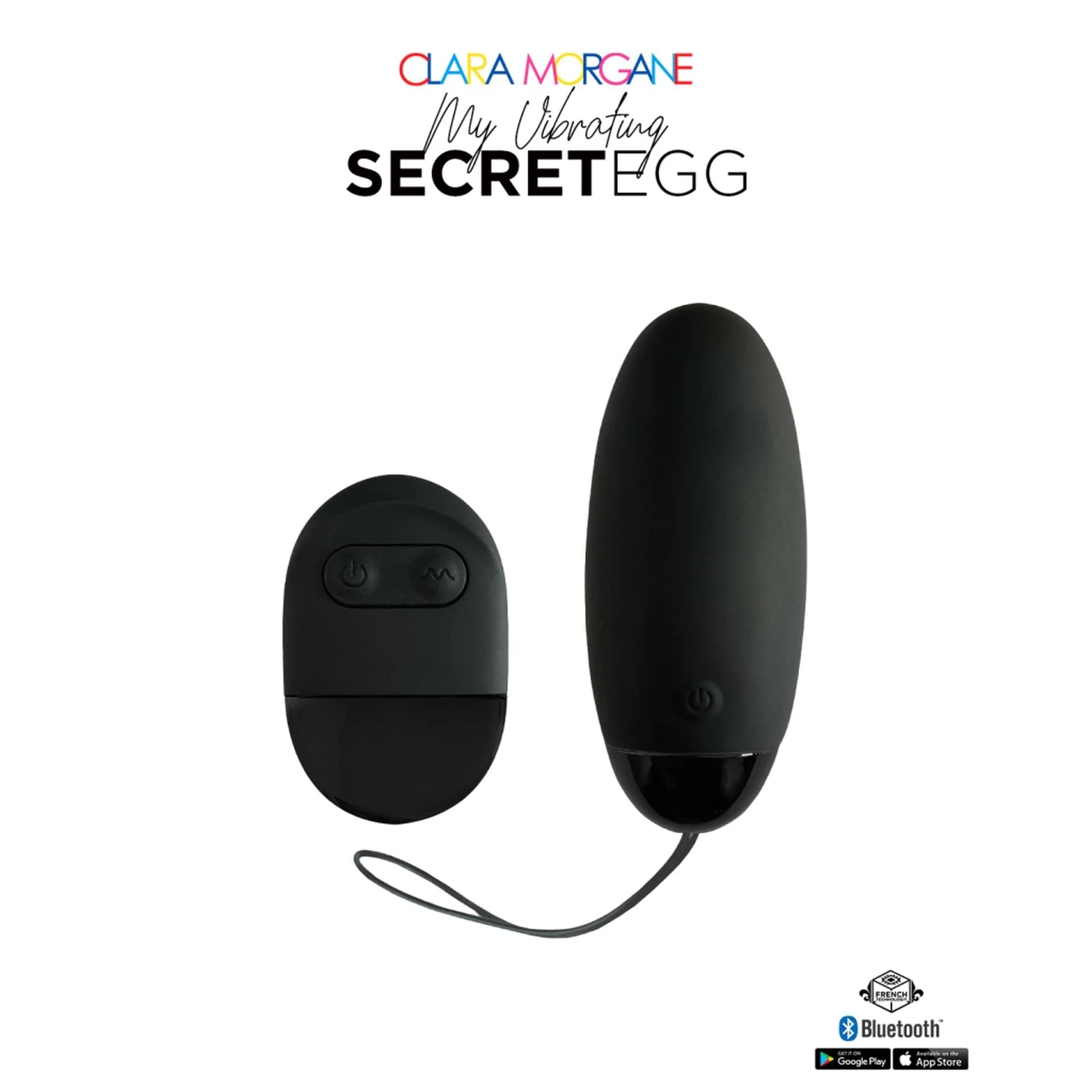 My Vibrating Secret EGG Black - Contrôlé par application