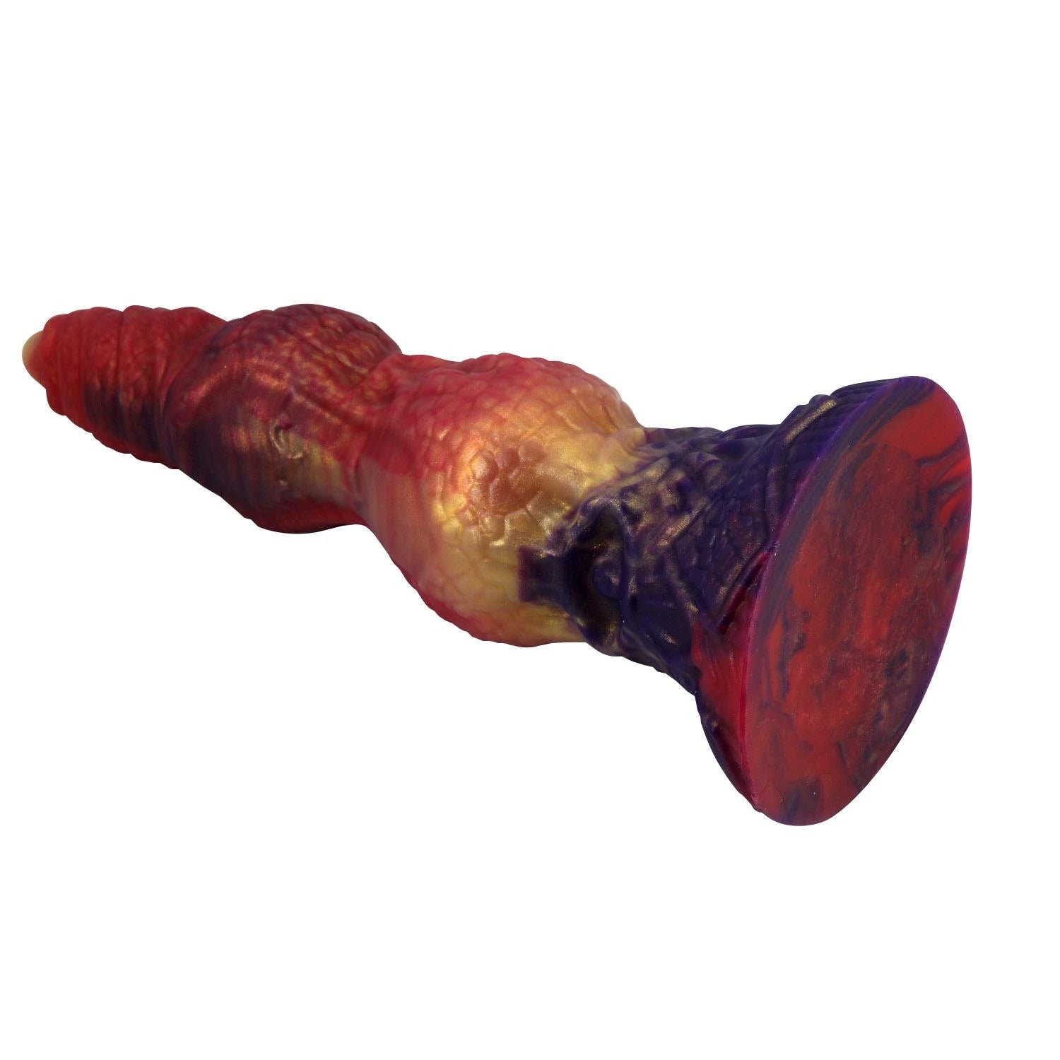 Power Monsters Savage Beastlord – Godemichet en silicone texturé 24 cm