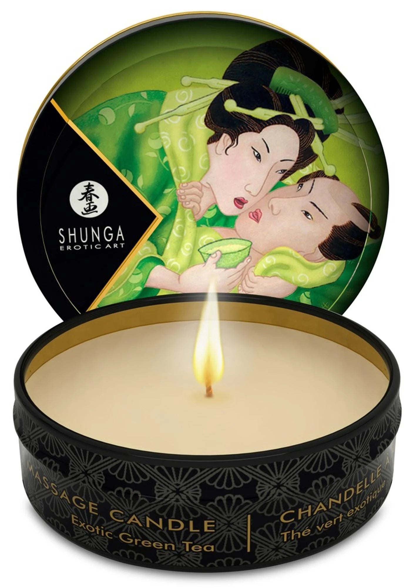 Mini Massage Candle - Exotic Green Tea - 1 oz / 30 ml