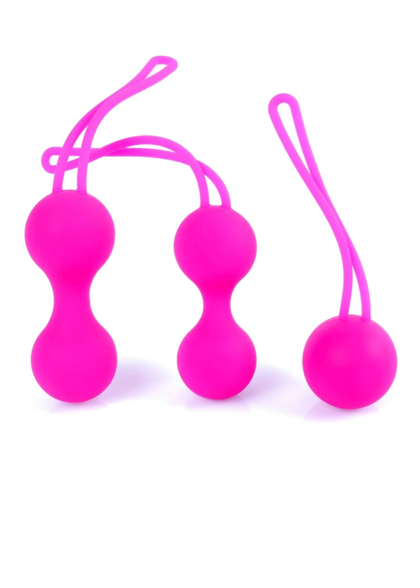 Silicone Kegal Balls Set - Pink