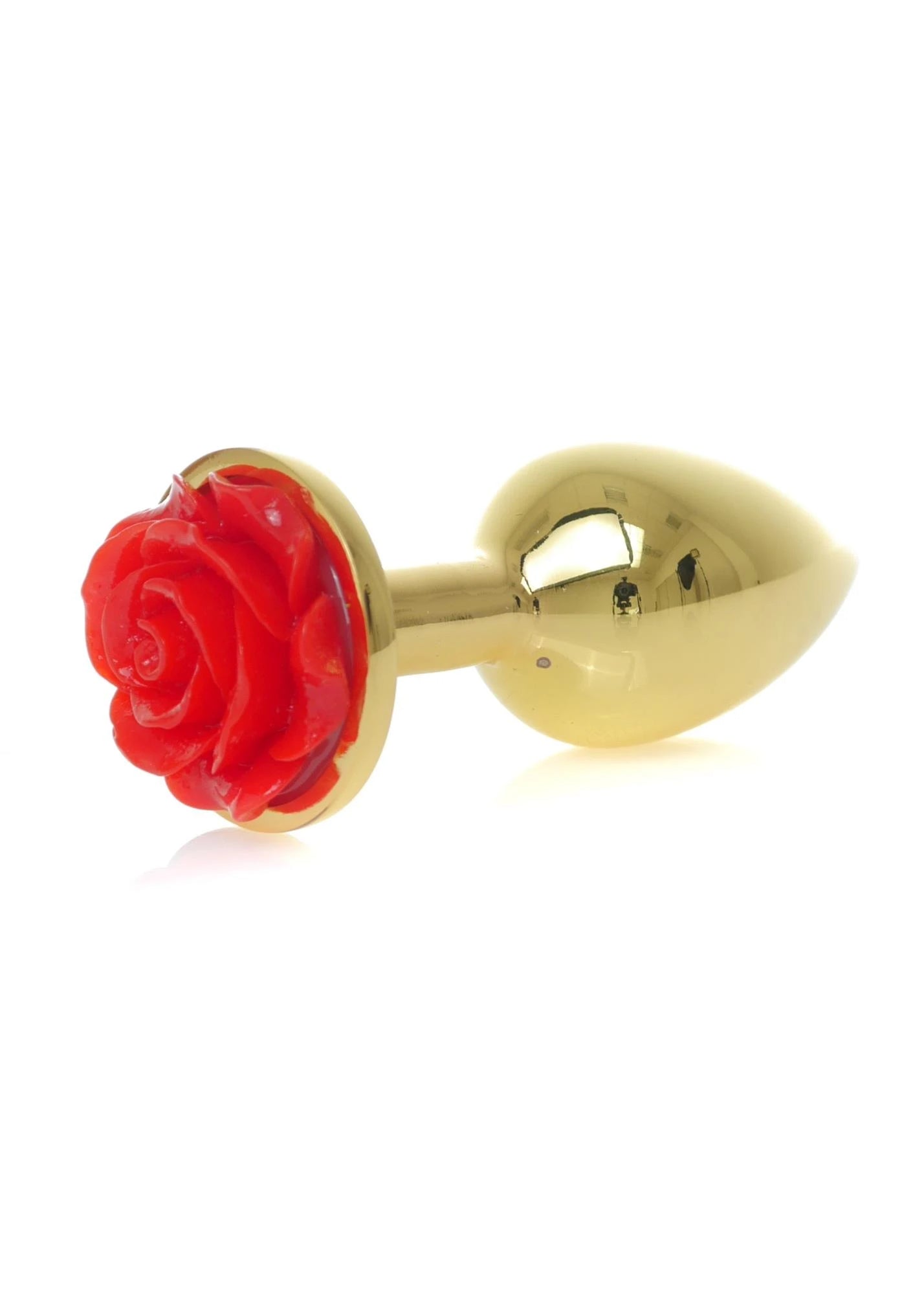 Plug-Bijoux Gold PLUG ROSE- Rouge