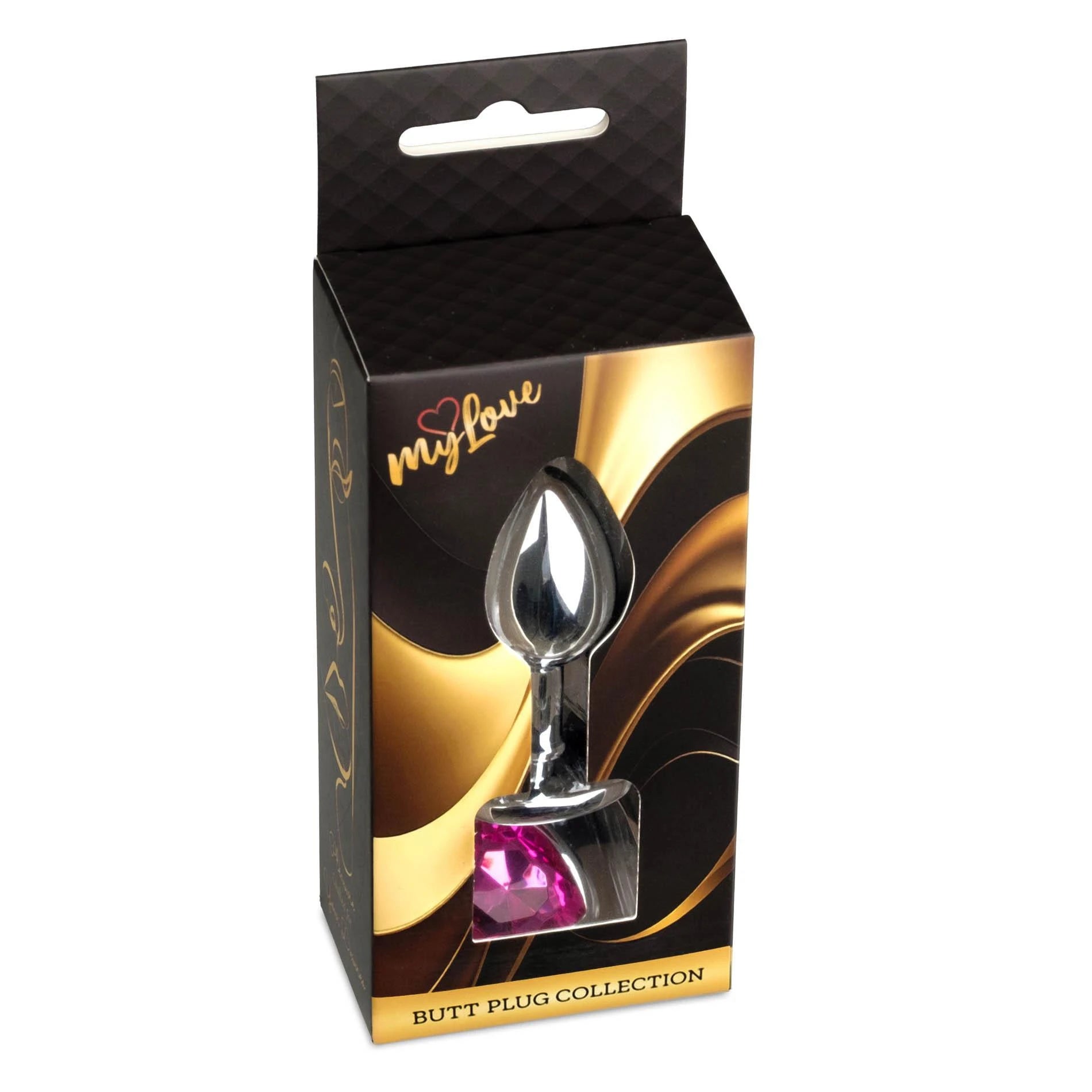 MyLove Toys - Bijoux Coeur en argent PLUG - Rose