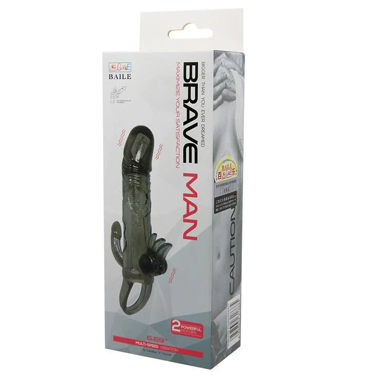 BAILE - BRAVE MAN SMOKE 6.69" MULTI-SPEED VIBRATION