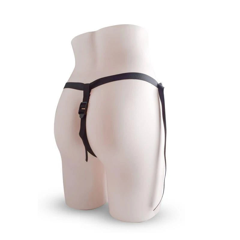 Ceinture ajustable strap-on Purple avec pénis réaliste