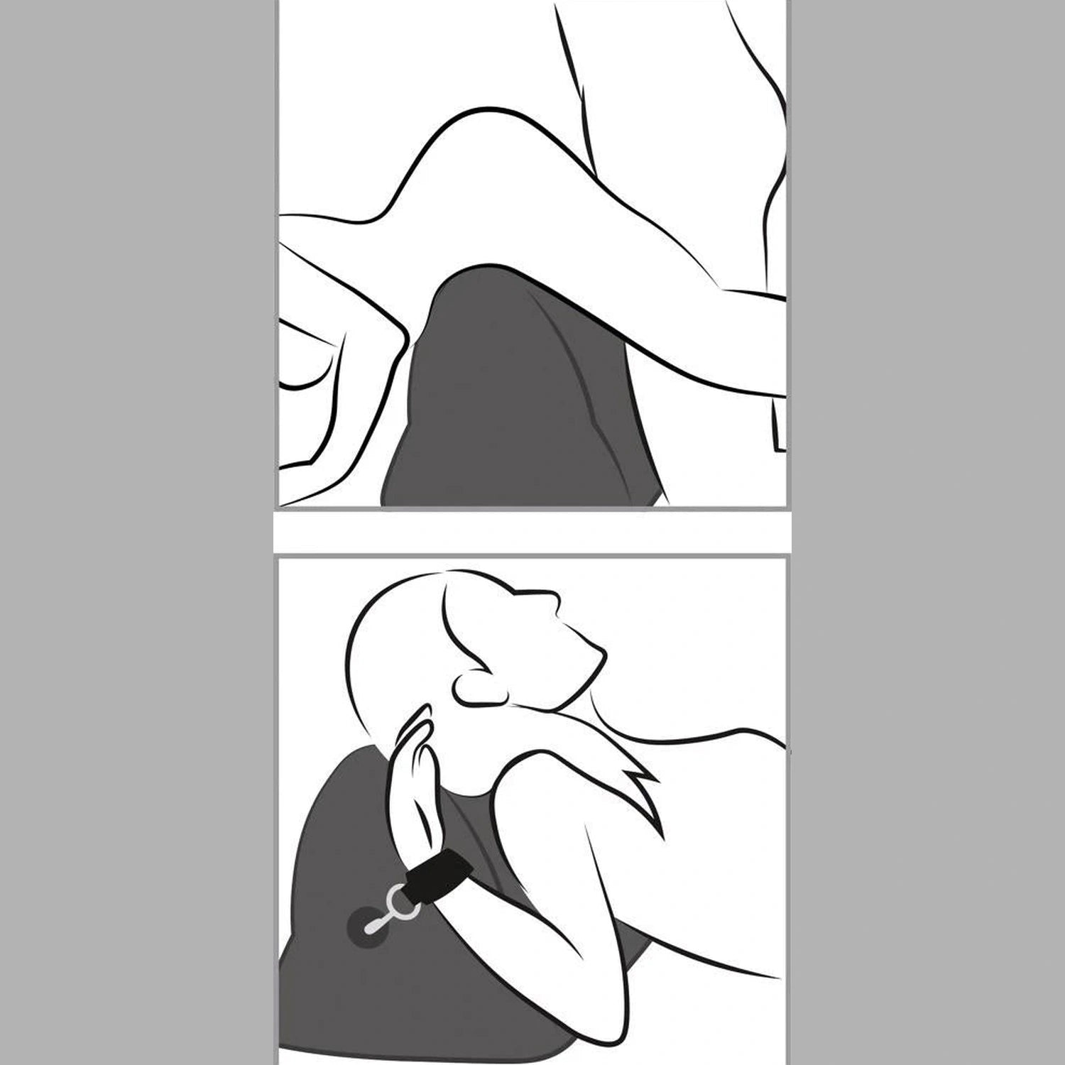 Inflatable Love Cushion for Couples - Portable Triangle Chushion