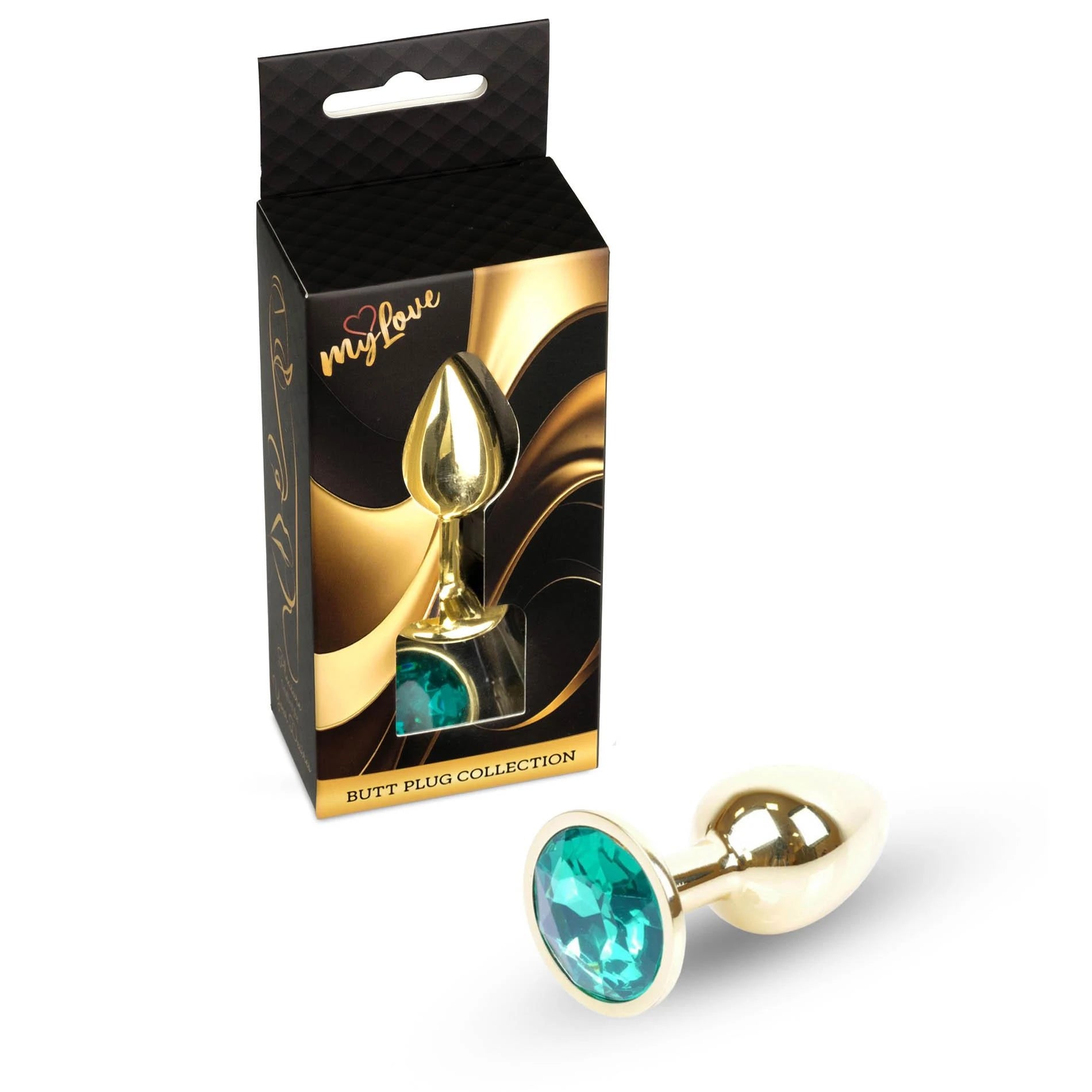 MyLove Toys - Bijoux PLUG or - Vert