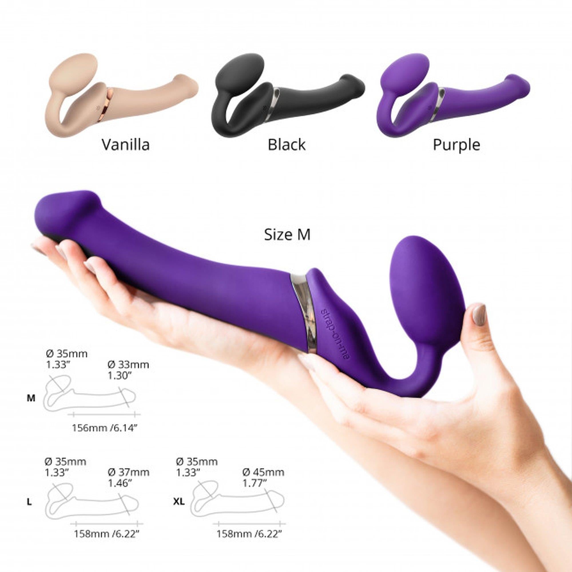 Vibrating Bendable Strap-On