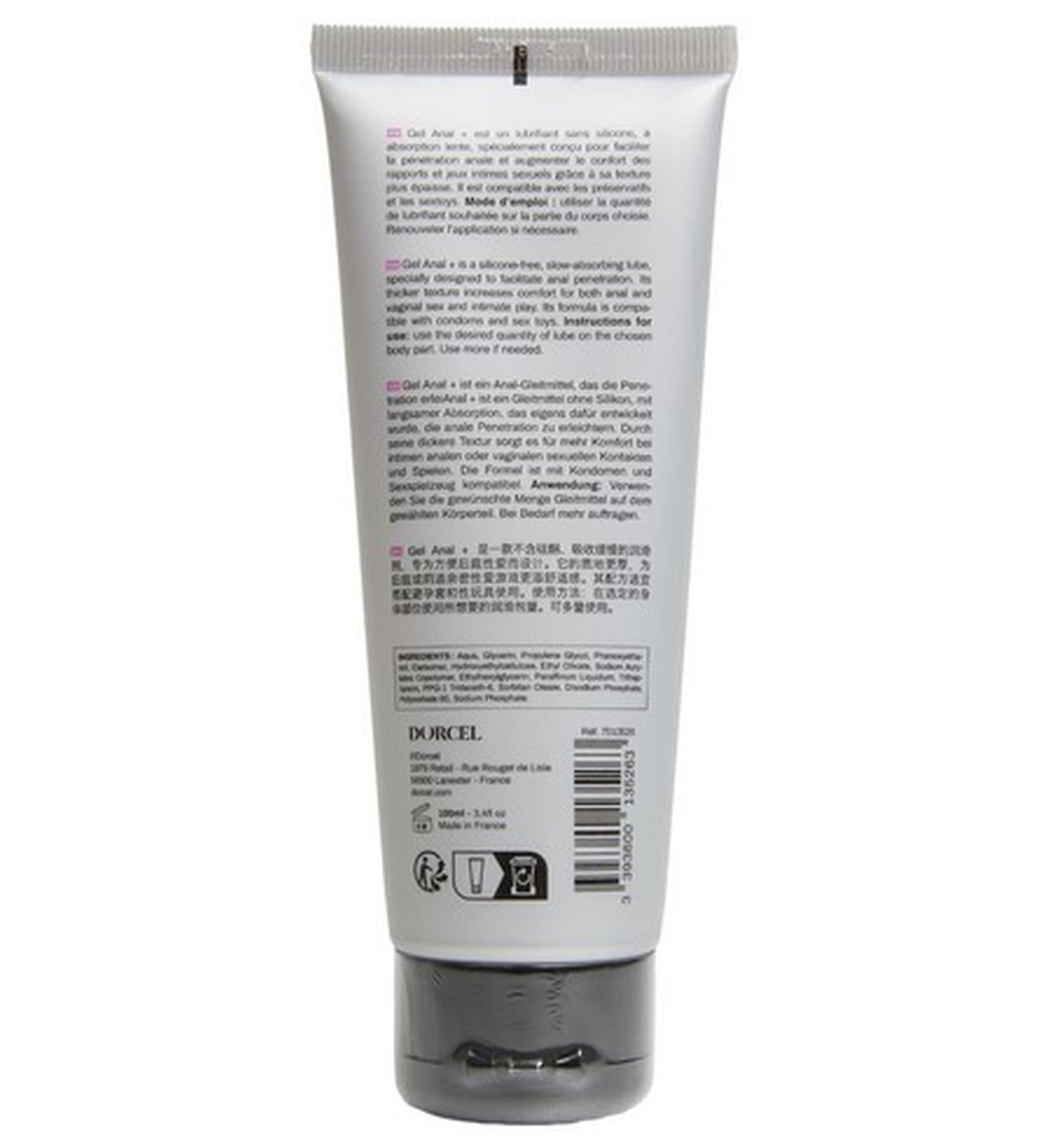 Anal + silicone-free lubricant
