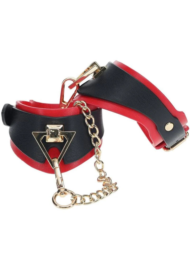 Collection Milan - Menottes - Noir/Rouge