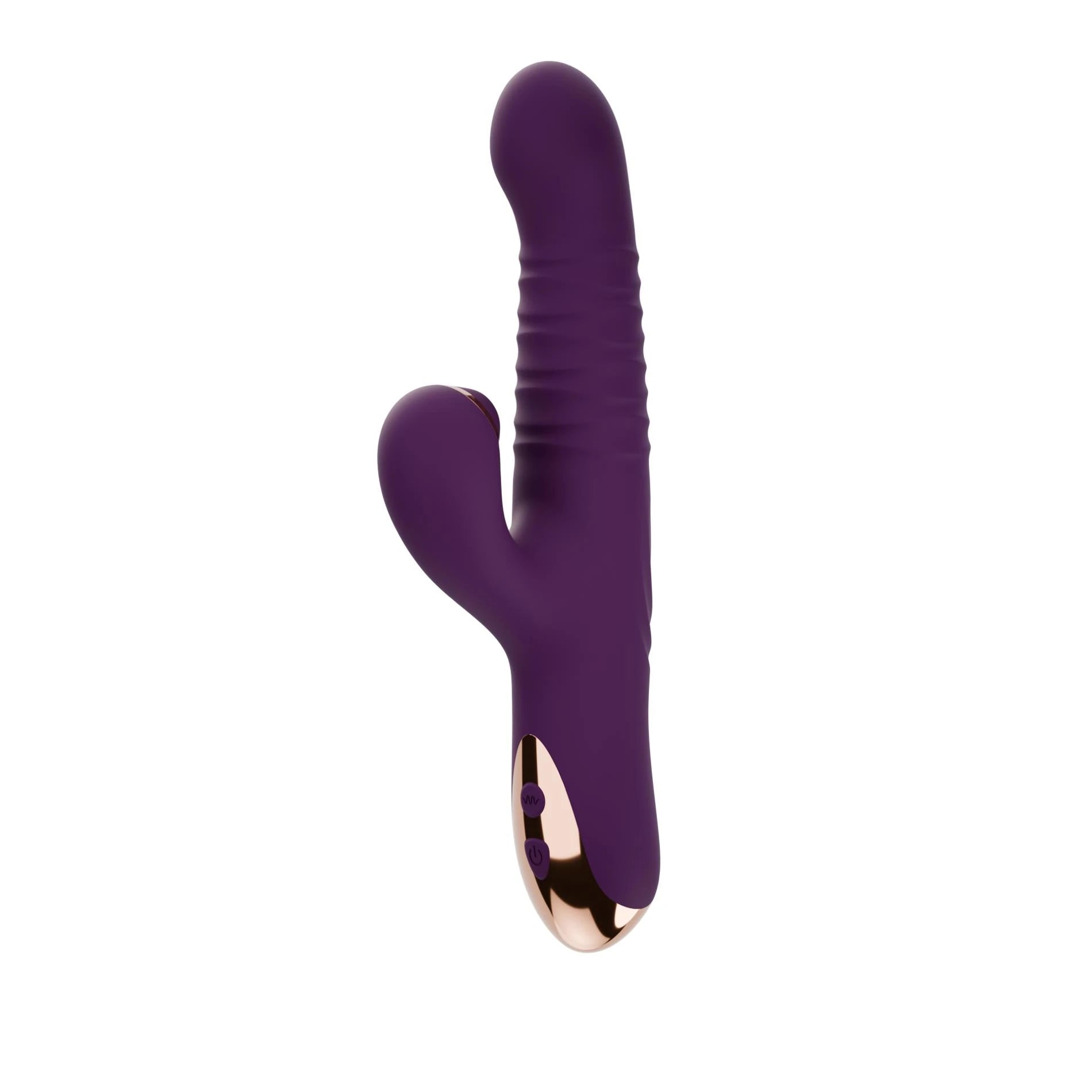 Masseur G-spot à succion et poussée Luna