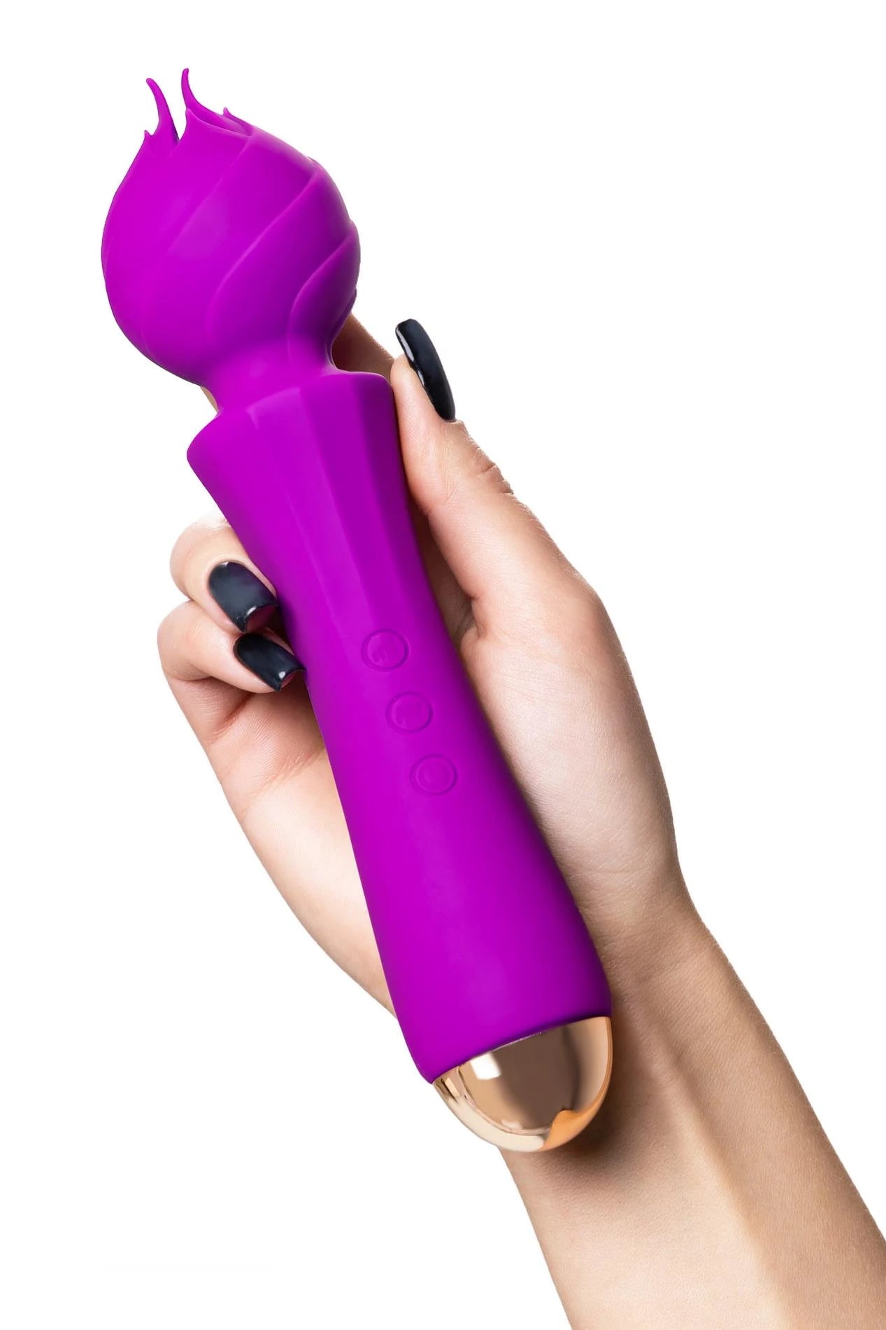 Vibromasseur Flovetta de Toyfa HYACINTH, silicone, violet, 21,5 cm