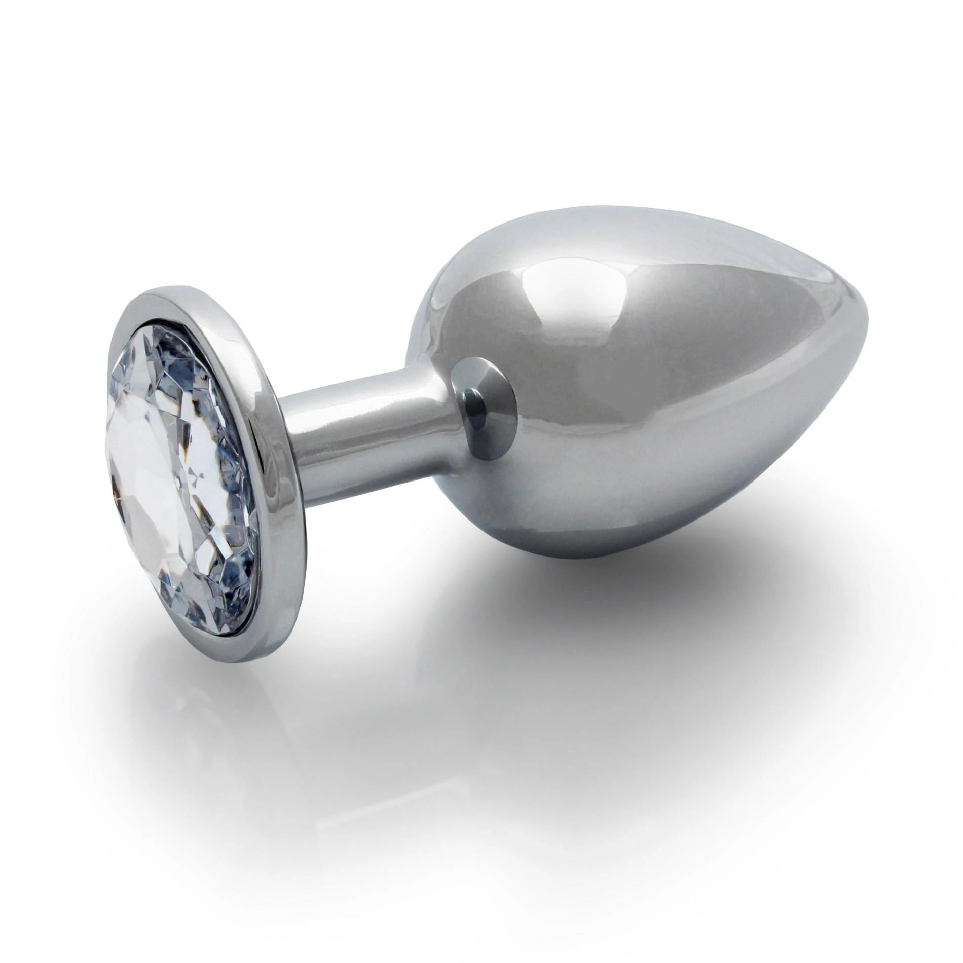 Plug anal avec gemme ronde - Moyen