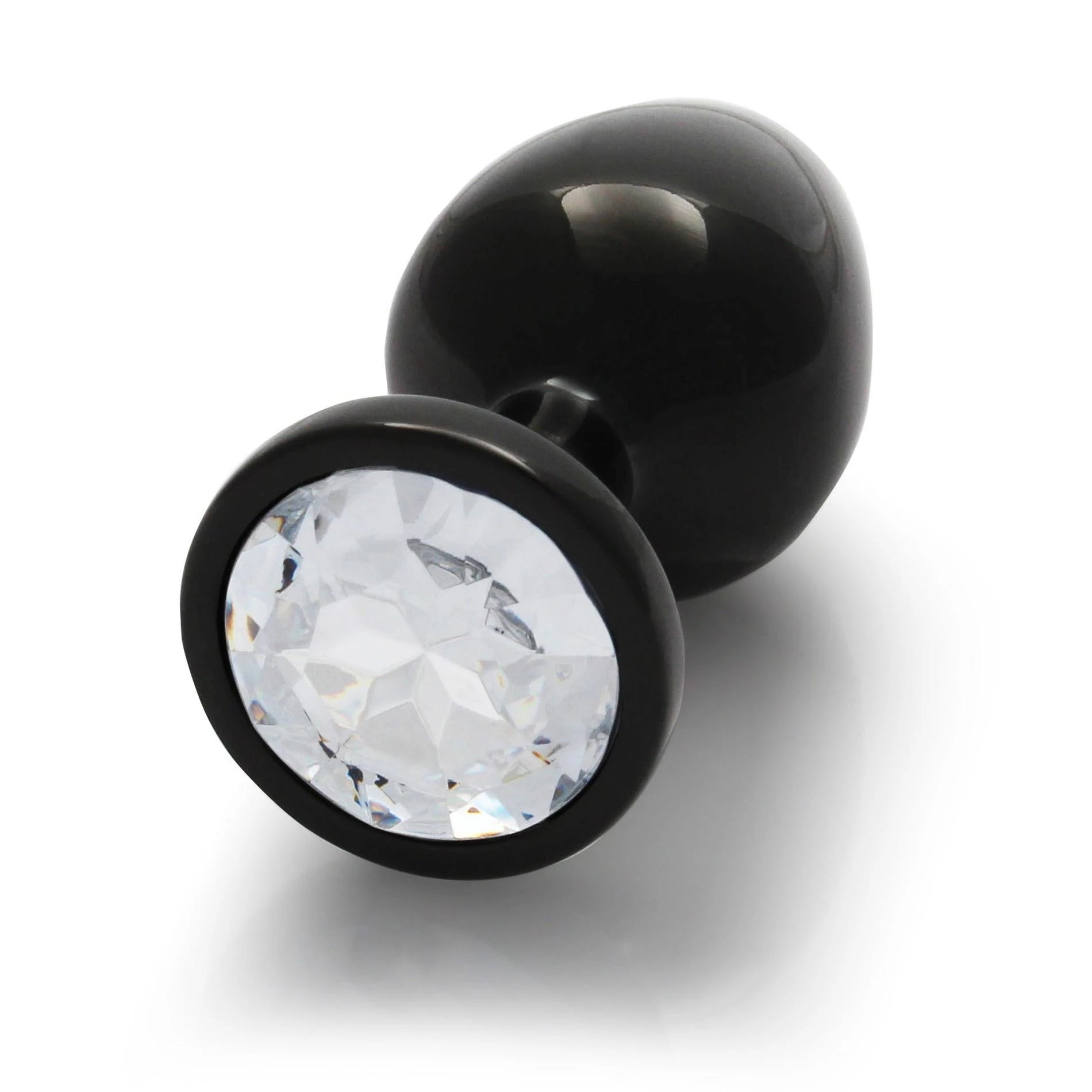 Plug anal avec gemme ronde - Moyen