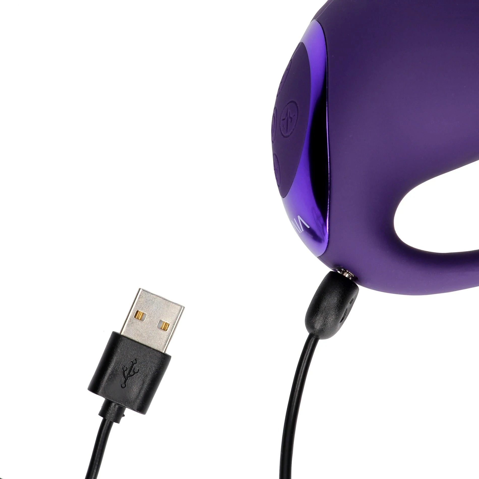 Riko – Vibrateur rechargeable triple action avec mouvement de doigt avancé et stimulateur d'ondes pulsées – Violet