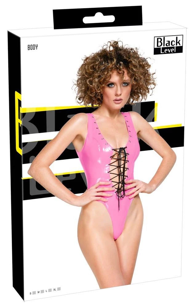 Body en vinyle rose XL