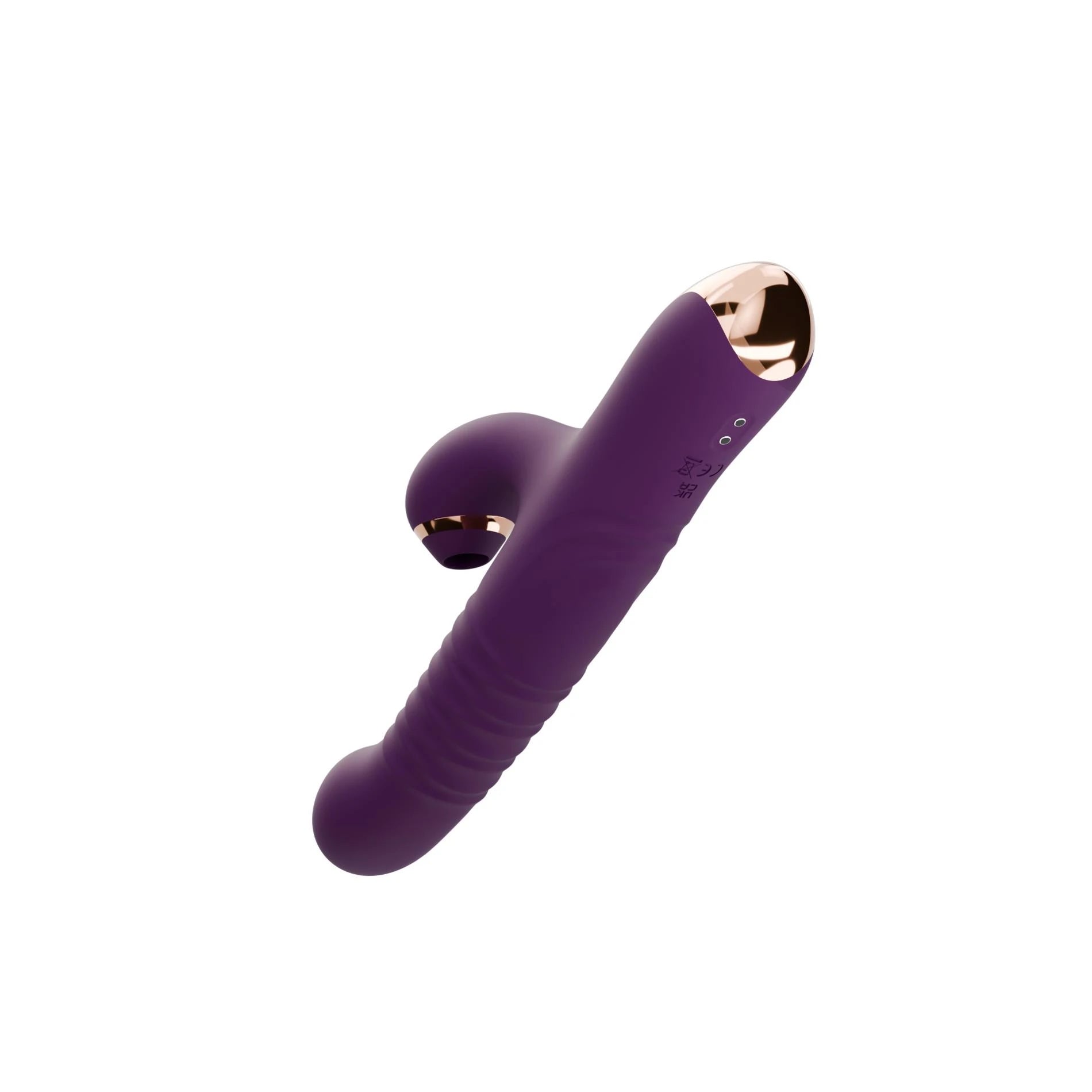 Masseur G-spot à succion et poussée Luna