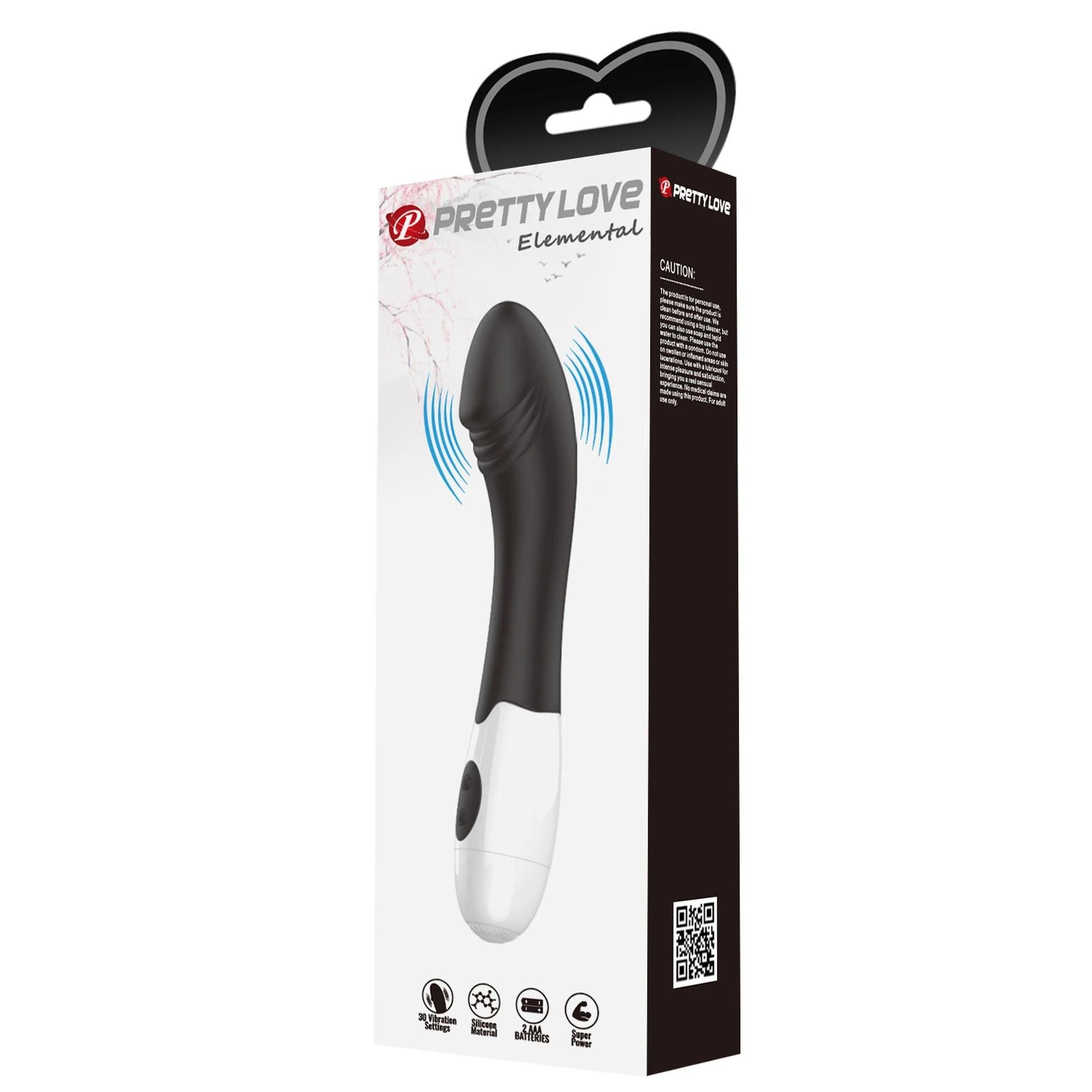 PRETTY LOVE - Elemental Black, 30 vibration functions