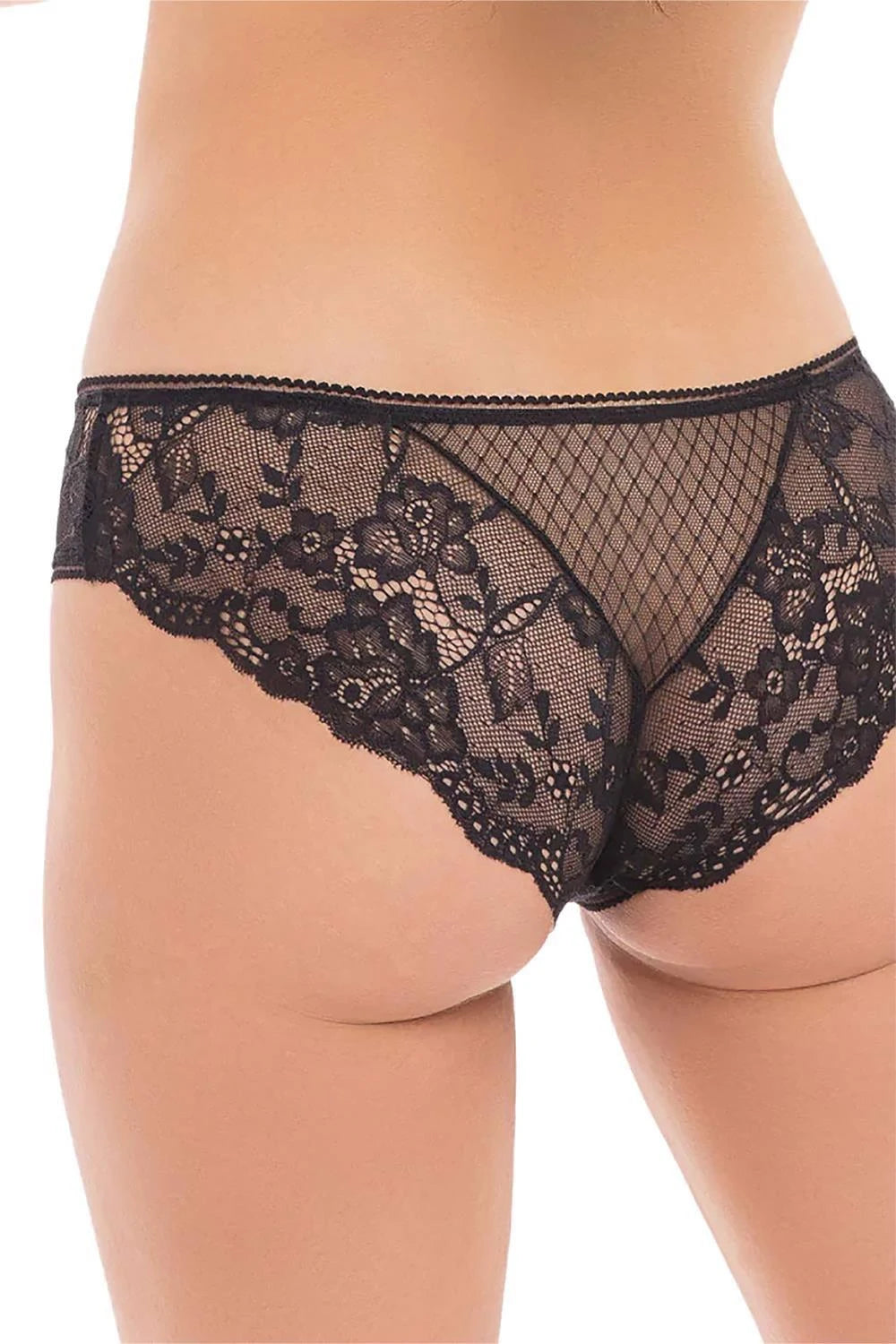 SURRENDER CROTCHLESS PANTY BLACK, M/L
