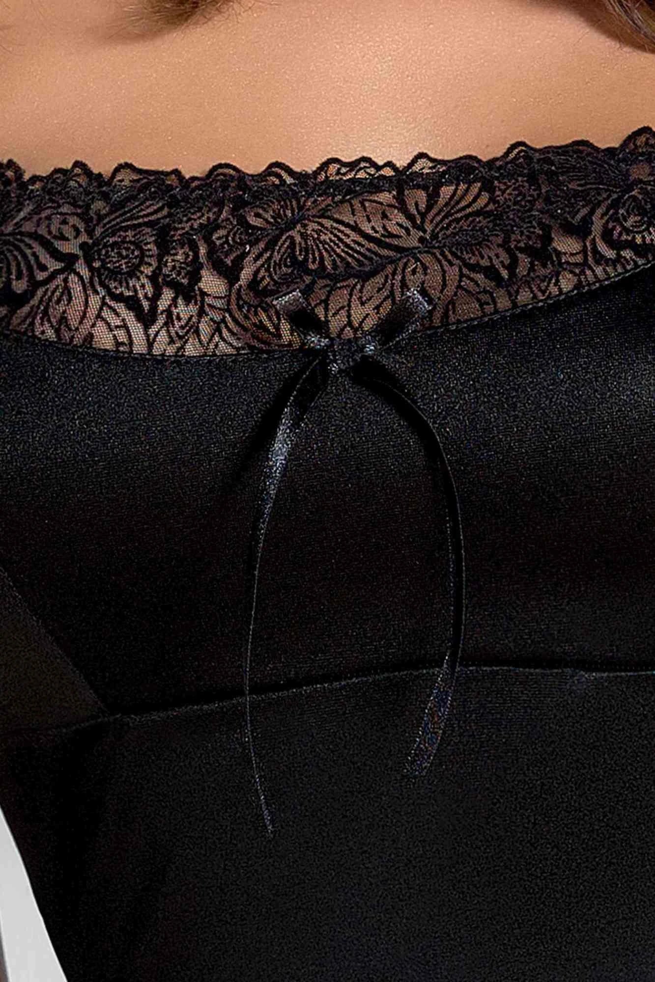 Lingerie-LAUREN CHEMISE black L/XL - Casmir