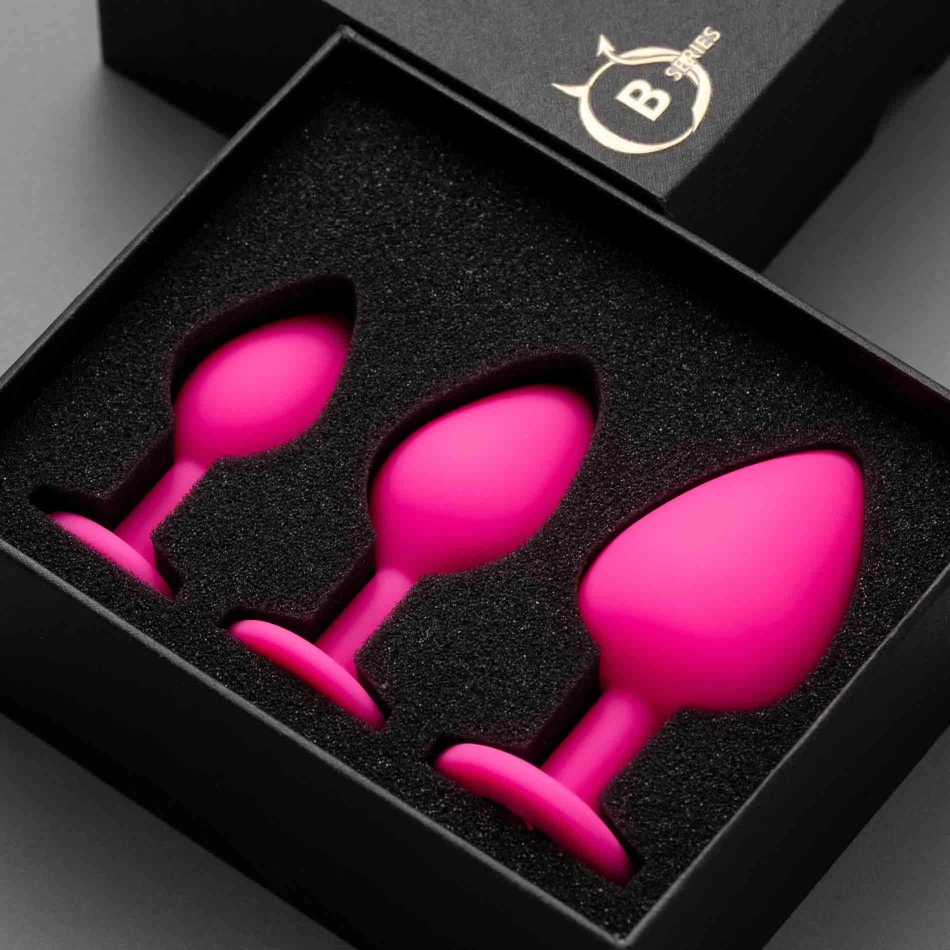Jewelry - Silicone PLUG - SET Pink