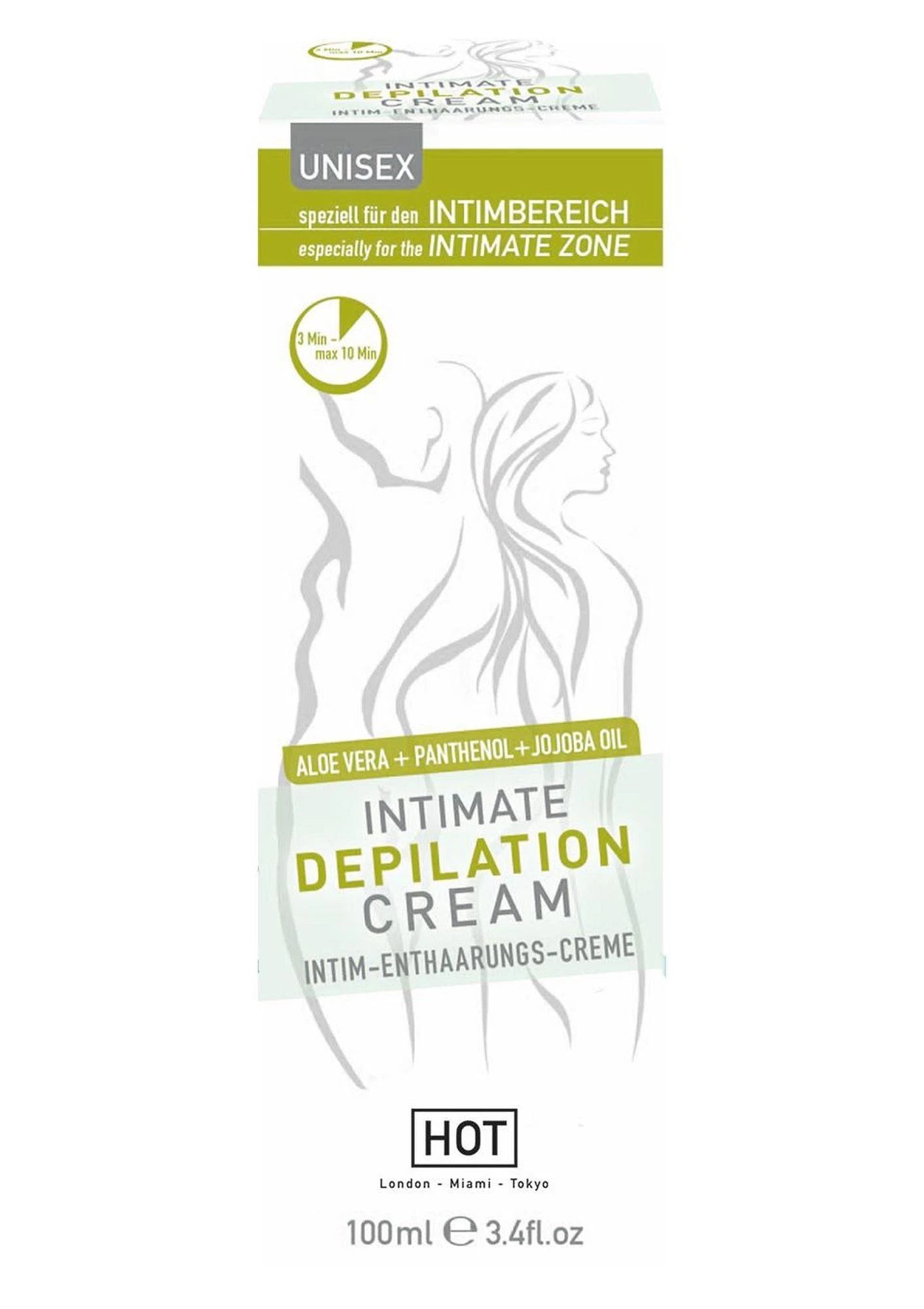 Gel/spray-Crème Dépilatoire Intime HOT 100 ml