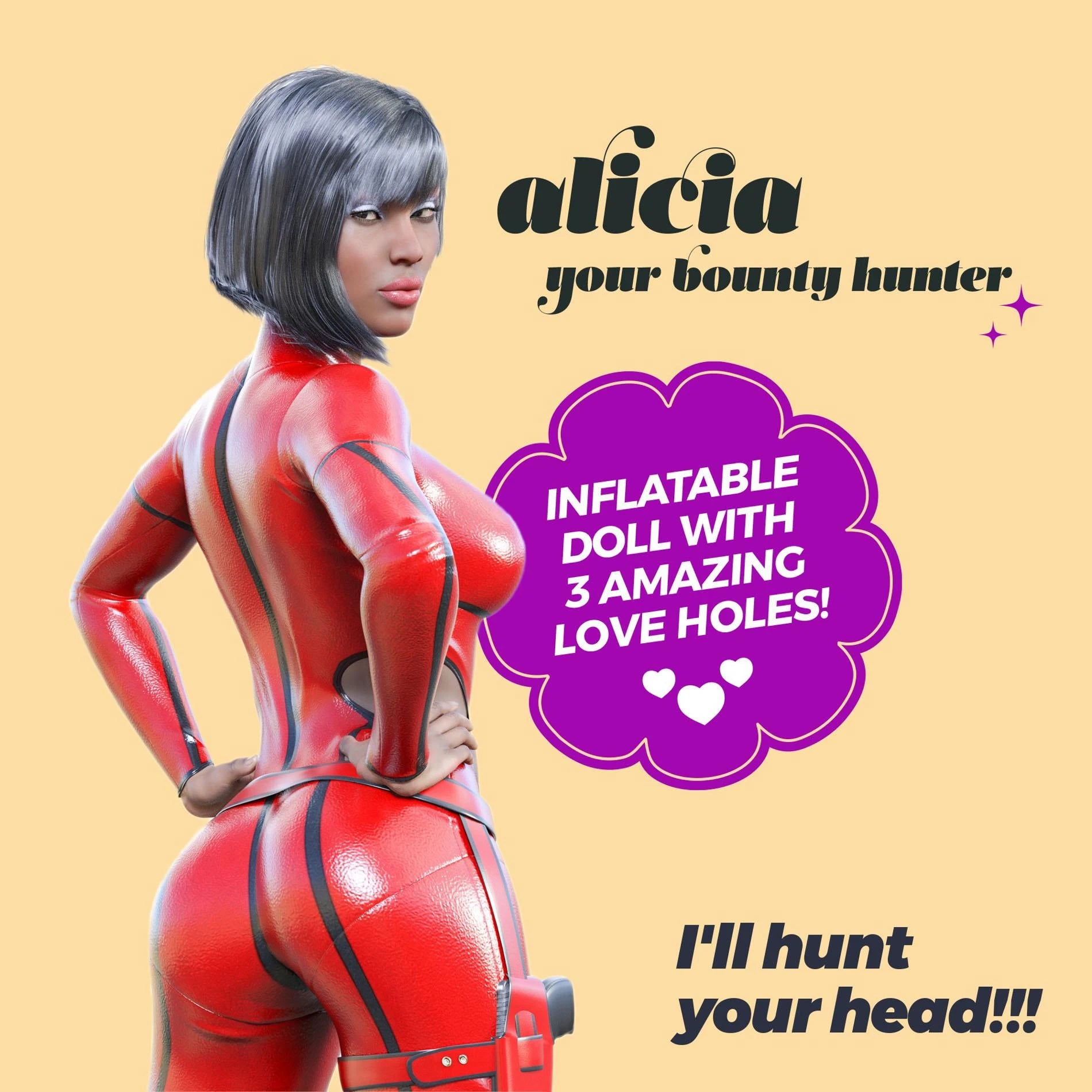 Alicia The Bounty Hunter - Inflatable Doll