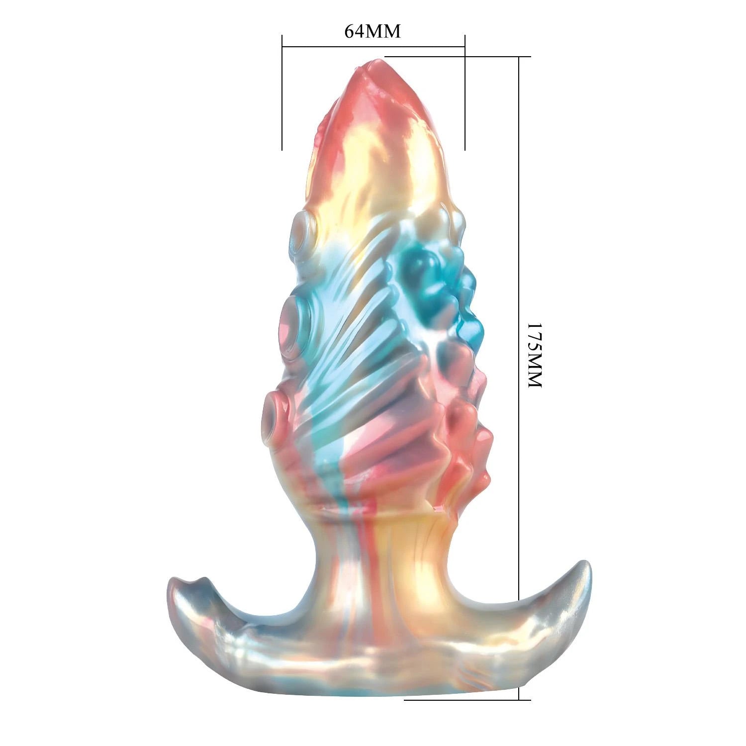 Power Monsters Ebon Léviathan – 18 cm Gode monstre texturé en silicone