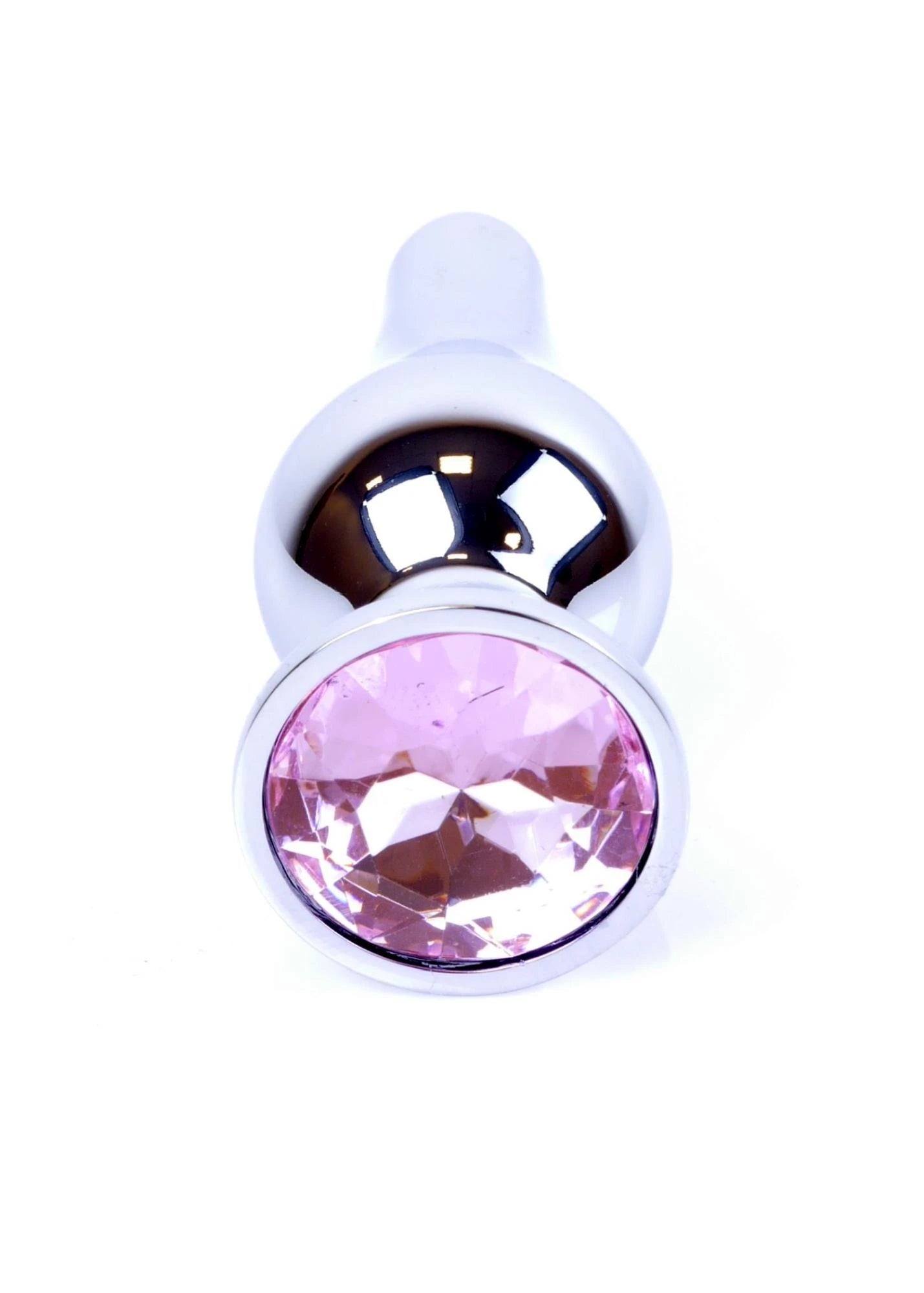 Plug-bijou Silver BUTT PLUG- Rose