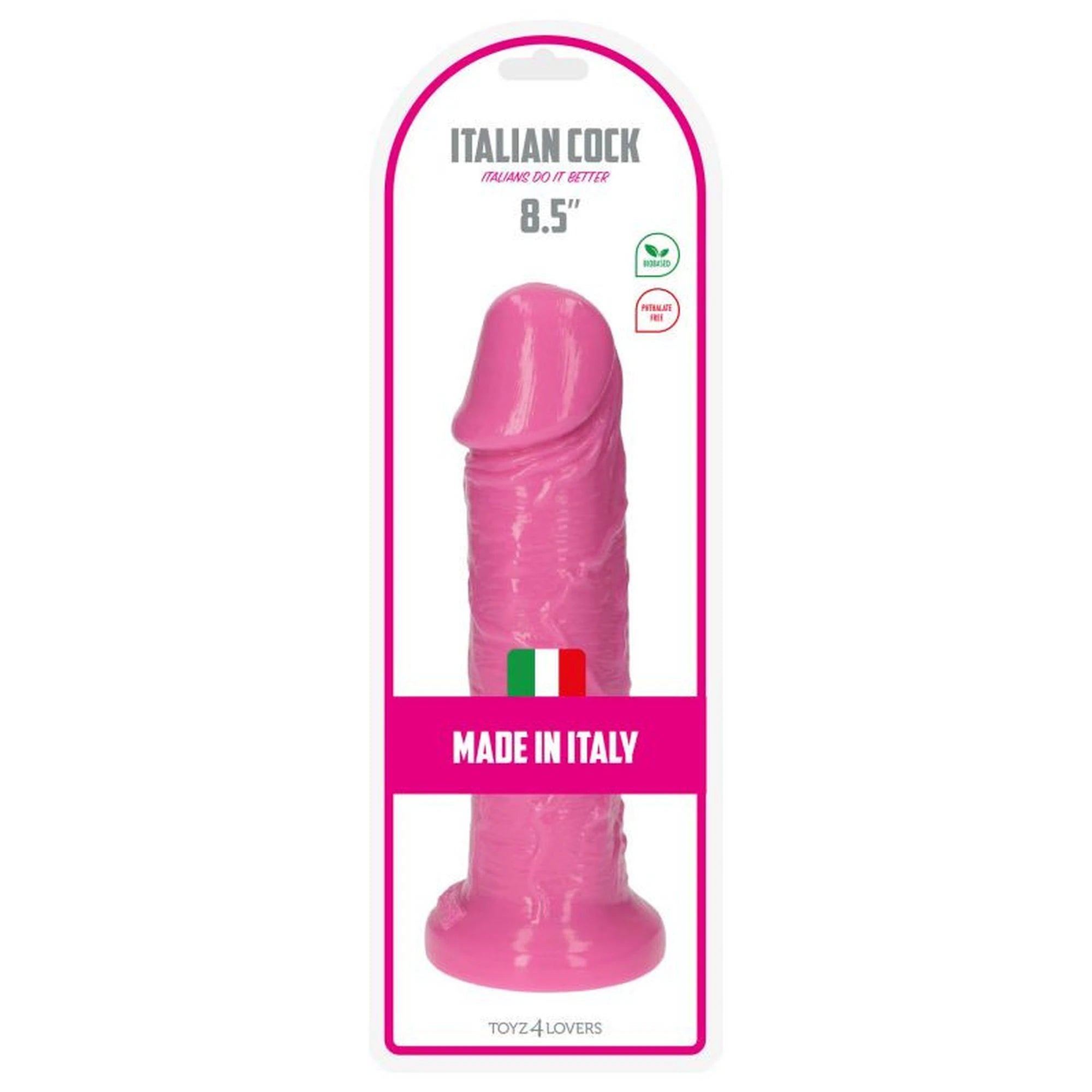 Dildo-Italian Cock 8.5″Pink
