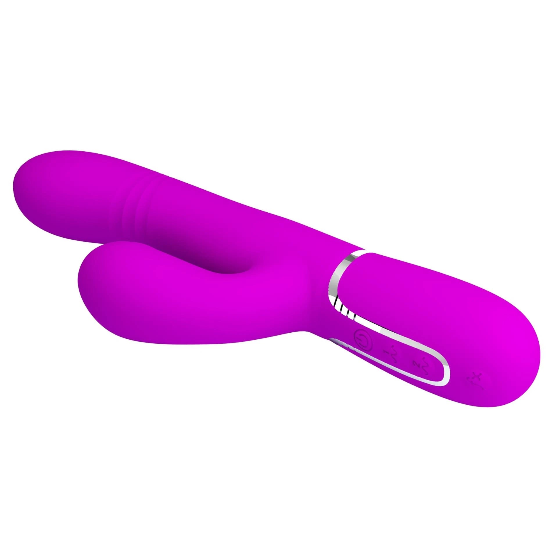 PRETTY LOVE - Mariana Purple, 7 fonctions de vibration 7 réglages de poussée, 4 fonctions de roulement, 4 fonctions de balancement