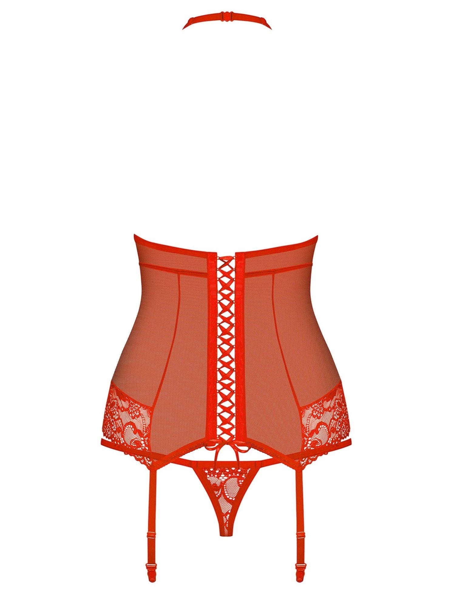 Bielizna-838-COR-3 corset and thong S/M