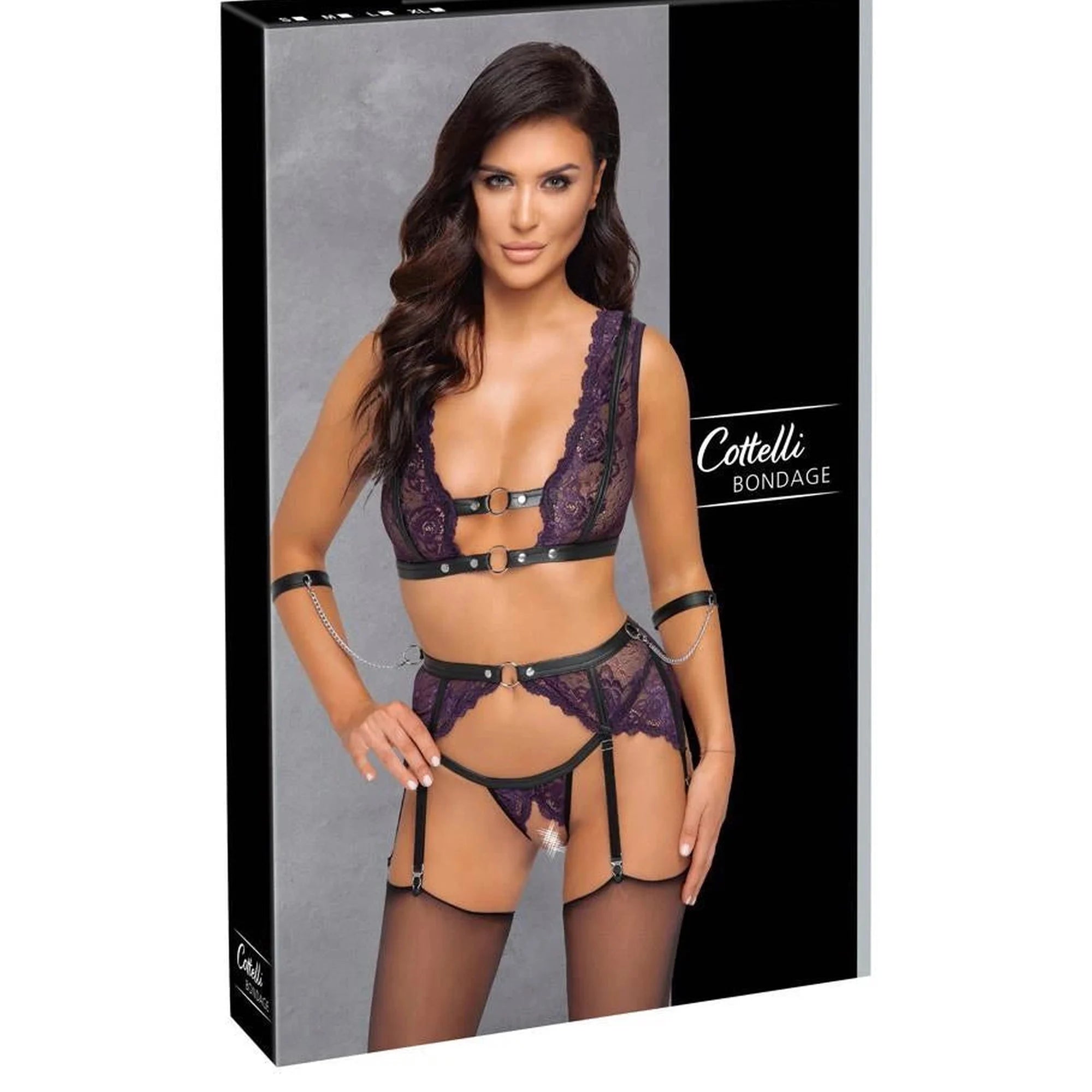 Ensemble soutien-gorge bondage S