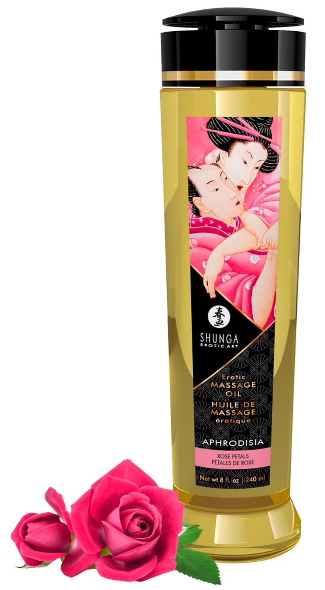 Huile de Massage Aphrodisia PÉTALES DE ROSE