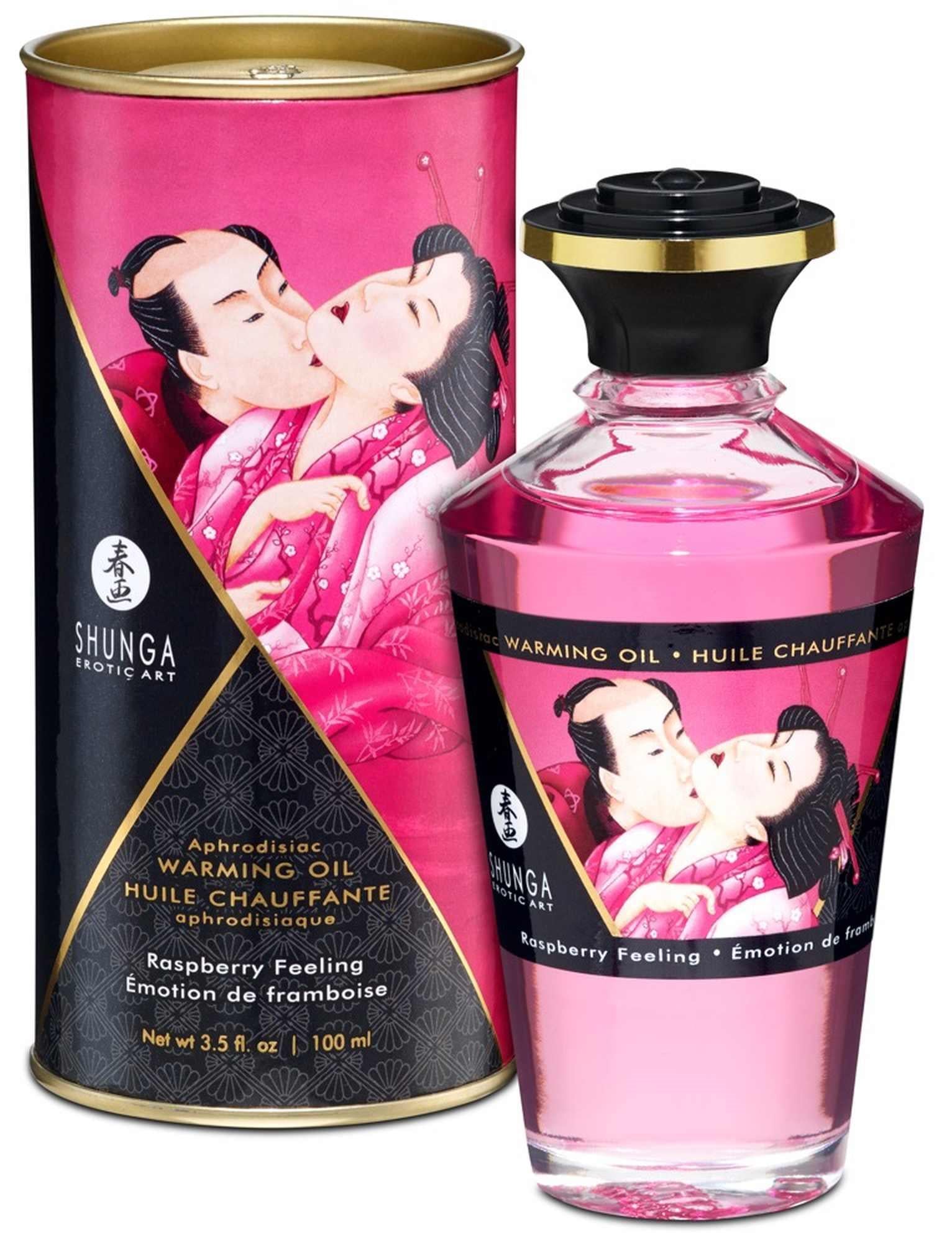 Huile Chauffante Sensation Framboise