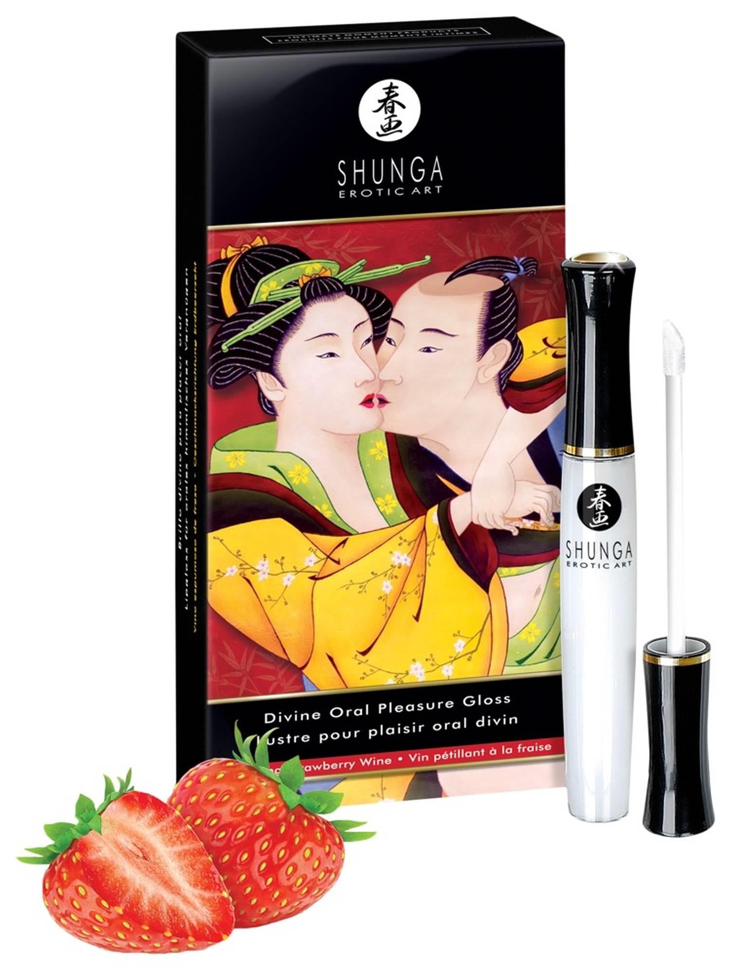 Divine Oral Lipgloss - Strawberry Sparkling Wine - 0.33 fl oz / 10 ml