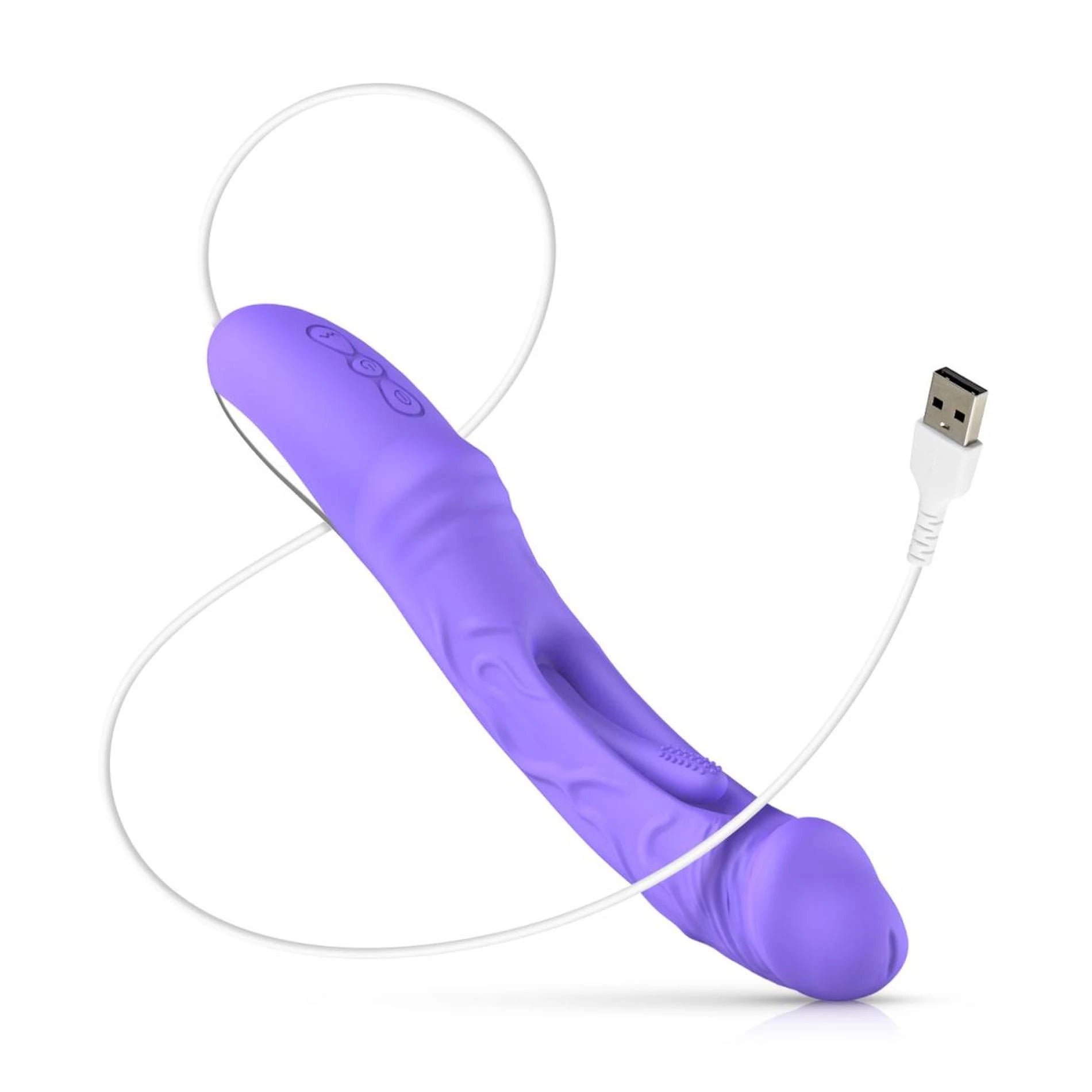 Good Vibes Only - Godemichet vibrant Flax avec stimulateur de point G