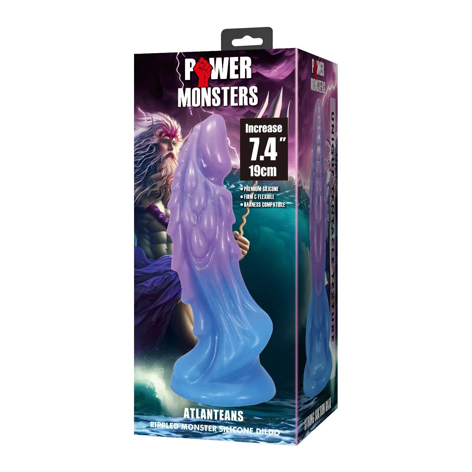 Power Monsters Atlanteans – Godemiché Monstre en Silicone 19 cm