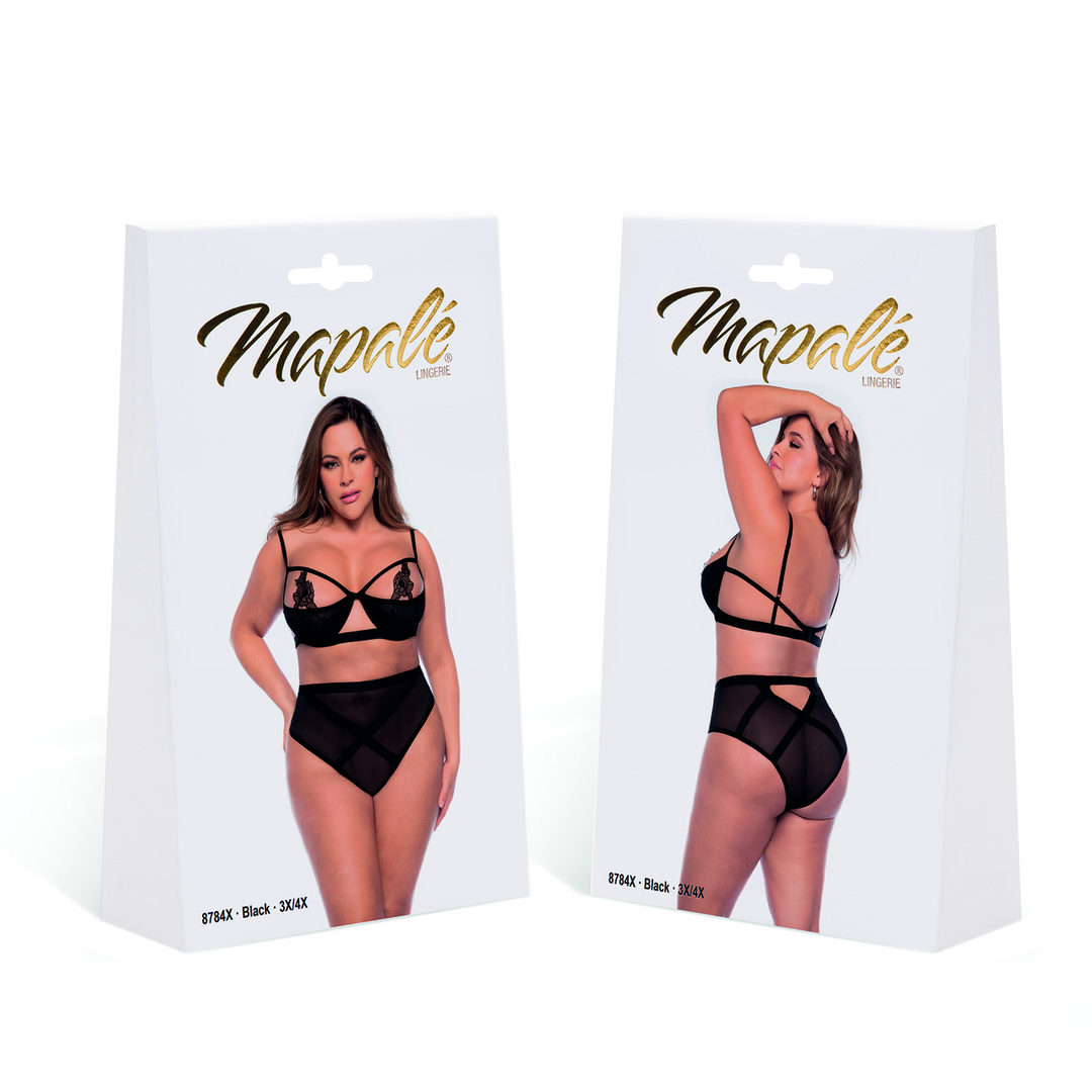 Two Piece Set - 3/4X - Black