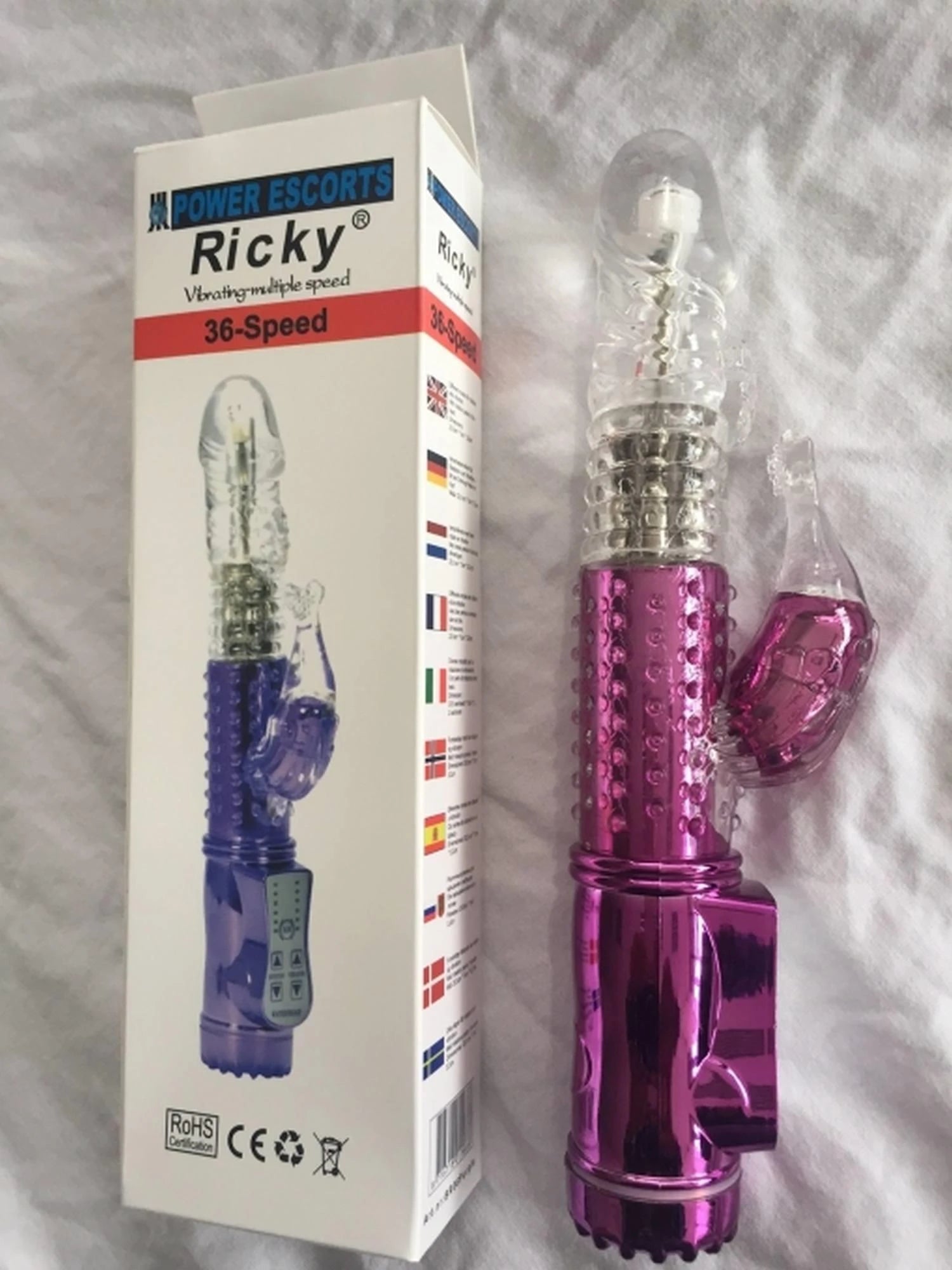 Ricky purple 36 speed rabbit 23.5 cm
