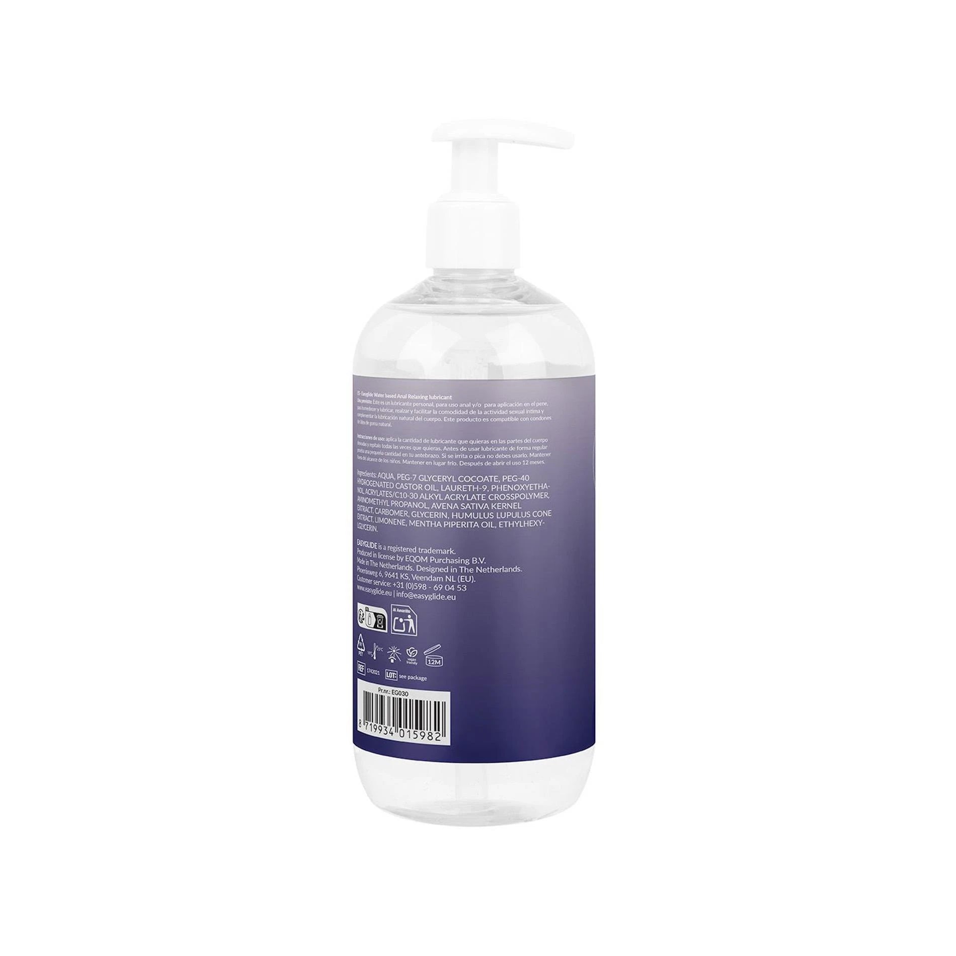EasyGlide - Lubrifiant relaxant anal 500 ml