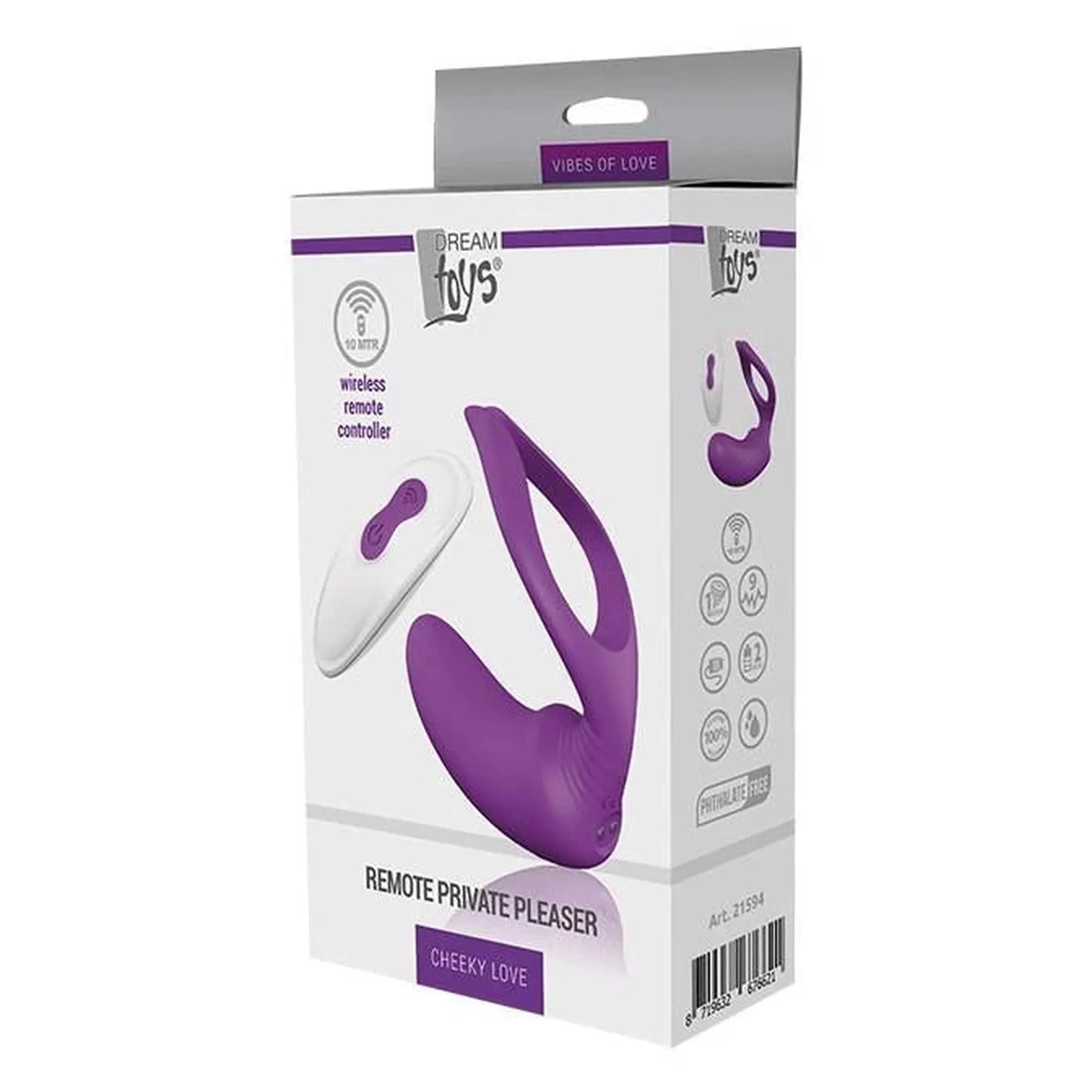 CHEEKY LOVE REMOTE PRIVATE PLEASER PURPLE