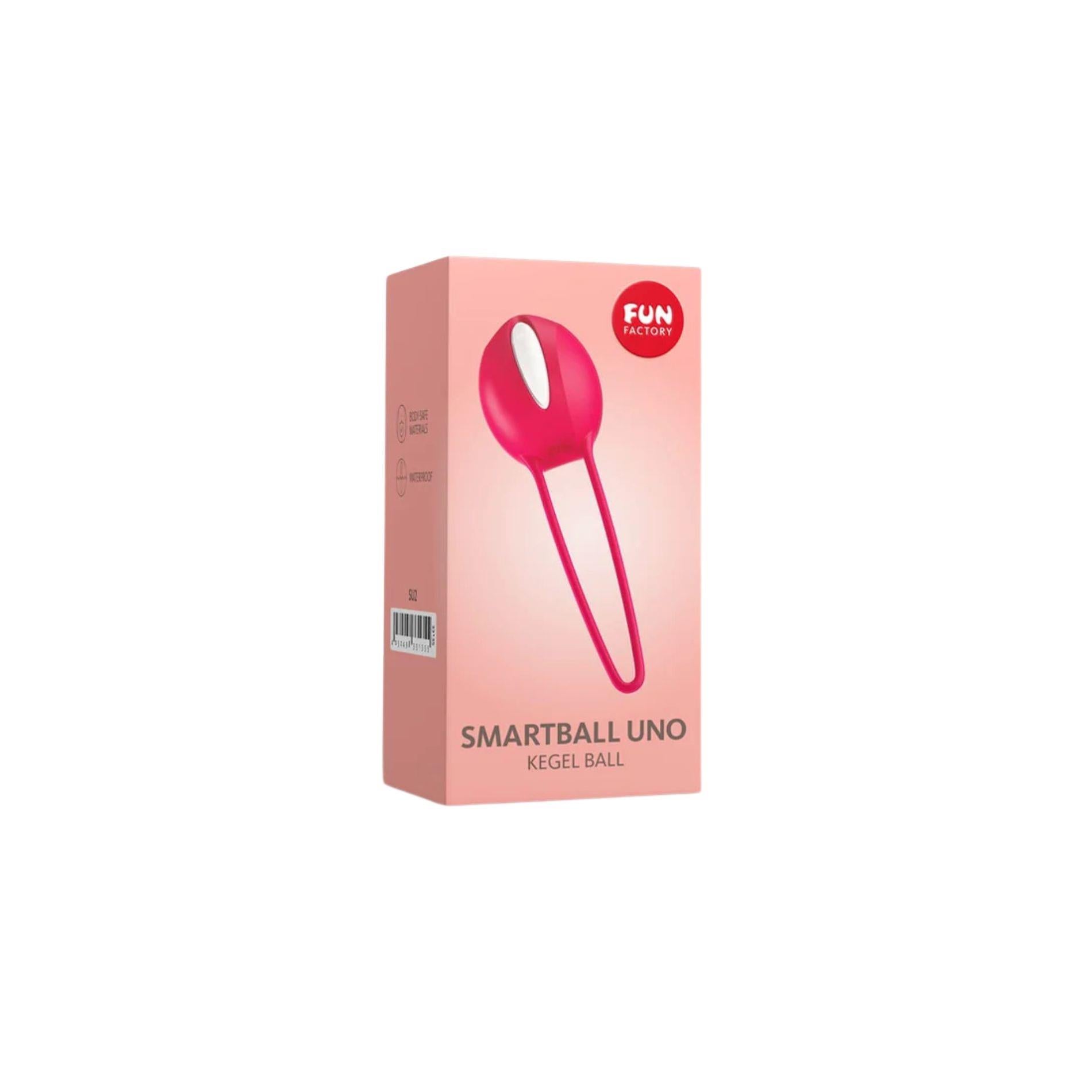Fun Factory - SMARTBALL UNO (white/india red)