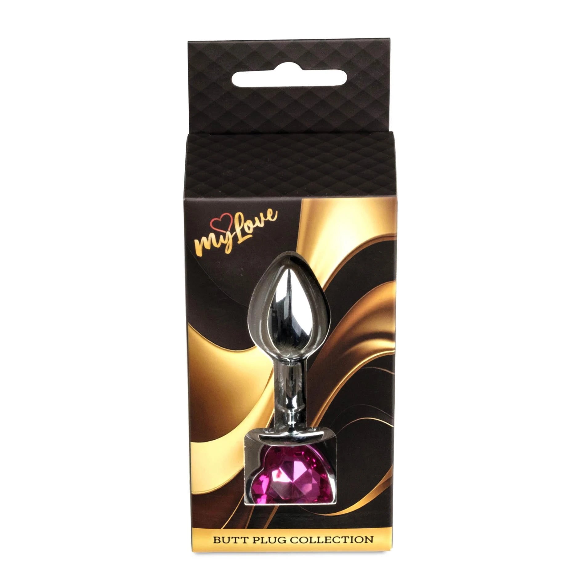 MyLove Toys - Bijoux Coeur en argent PLUG - Rose
