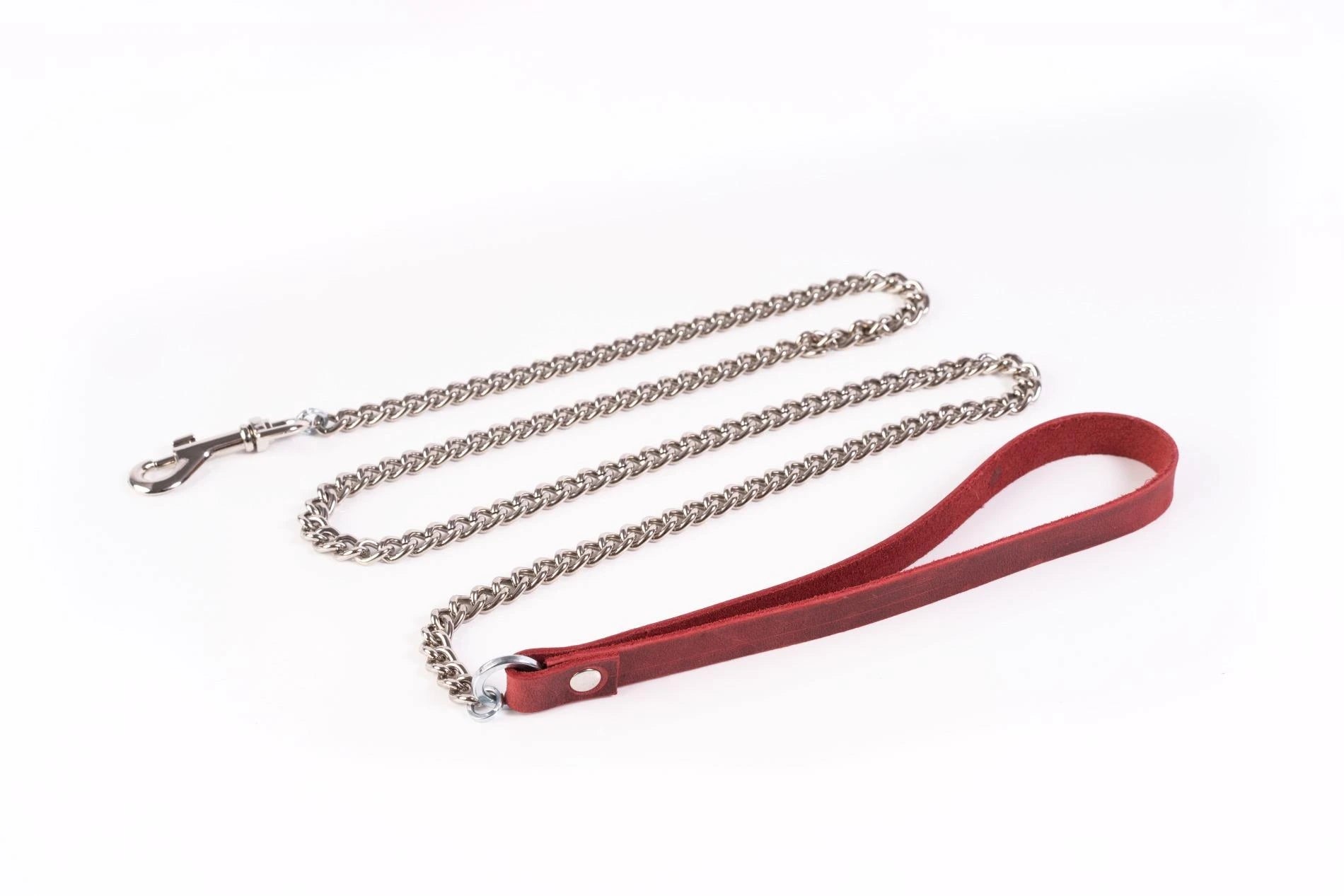 Laisse - Leash Crazy Horse Rouge
