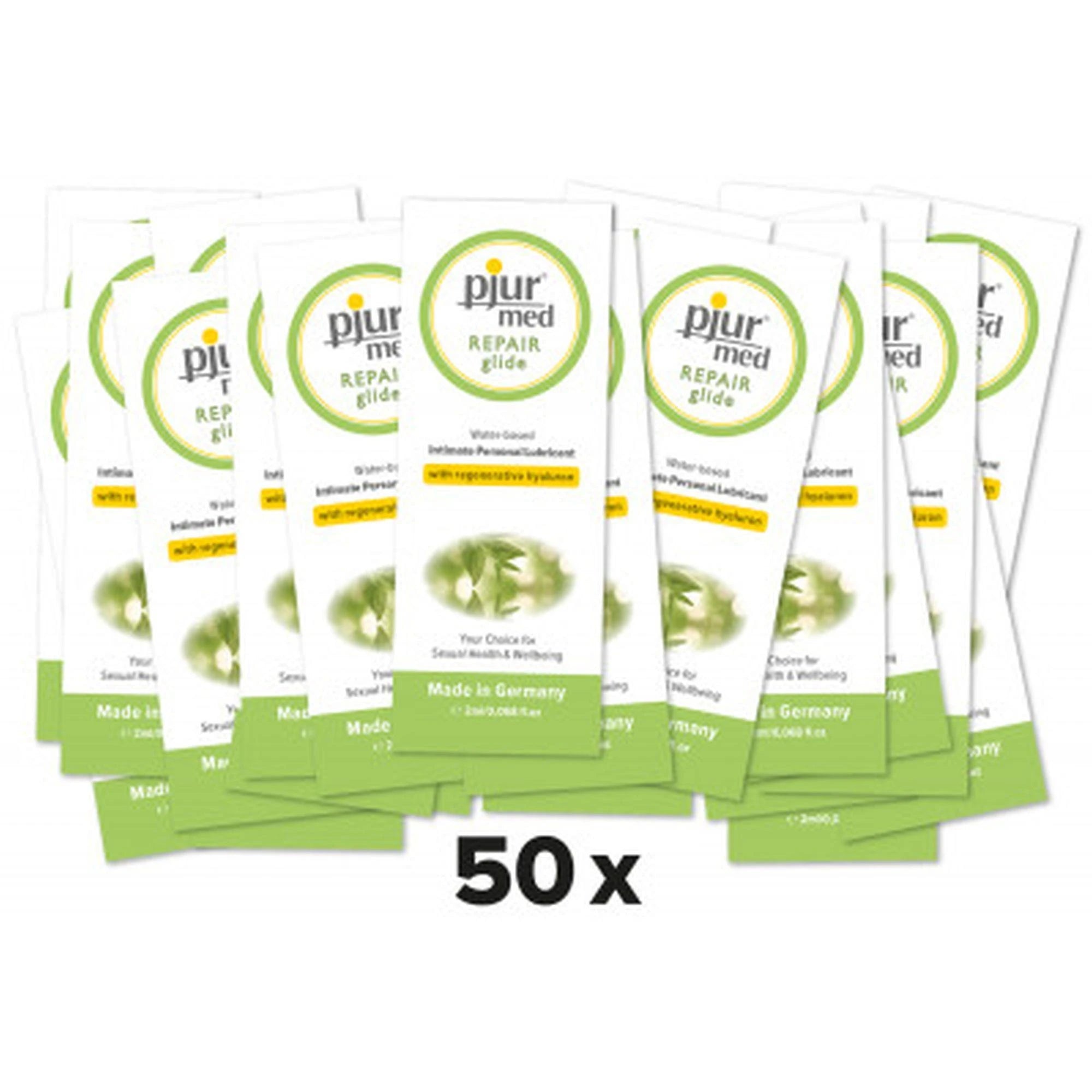 Żel-pjur MED Repair glide 2ml.-Water based personal lubricant with hyaluron - 50 sztuk