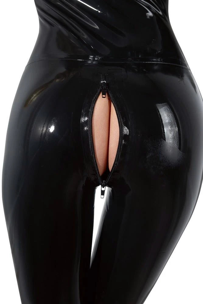 Catsuit en latex noir M