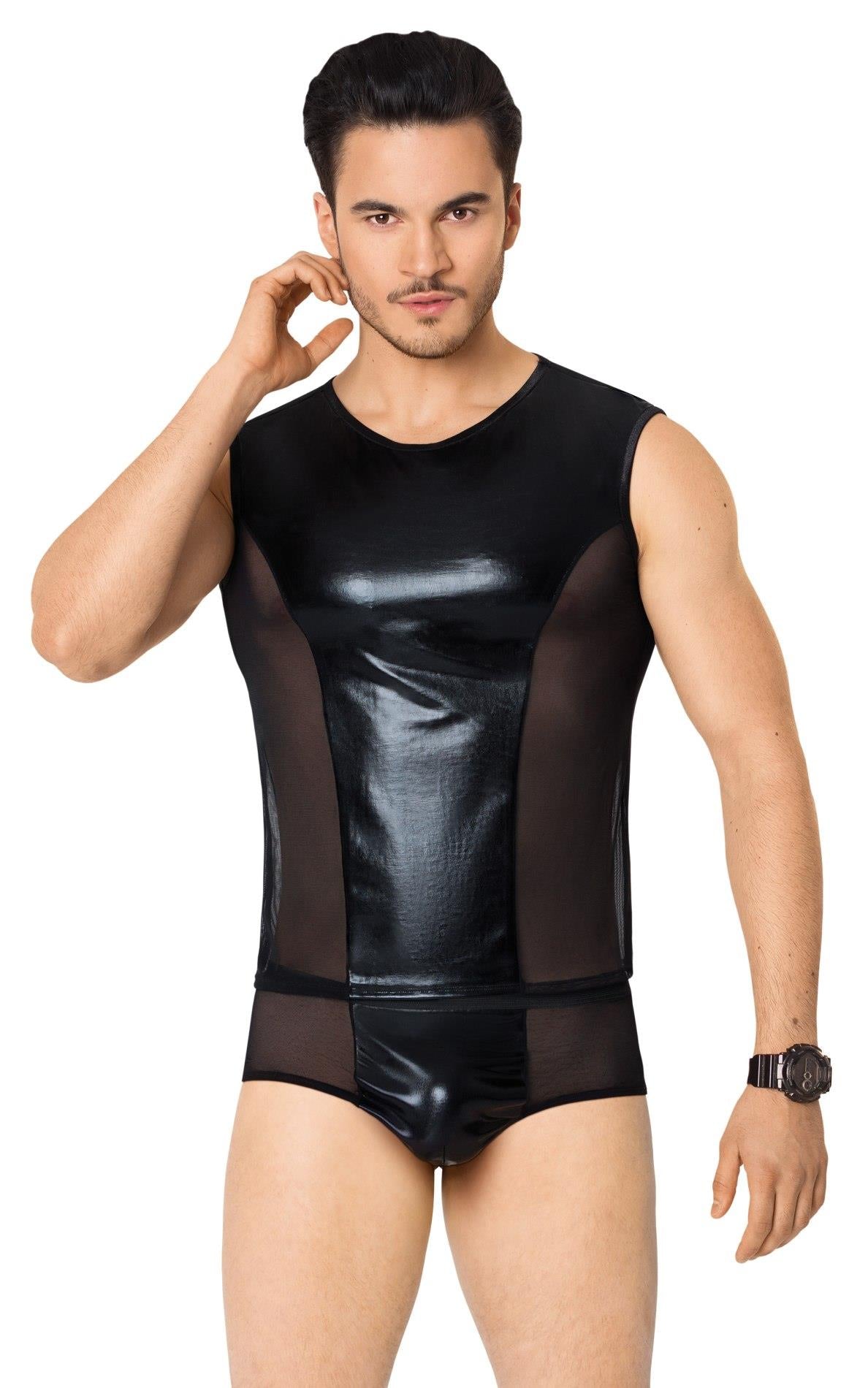 Shirt and Shorts 4605 - black XL