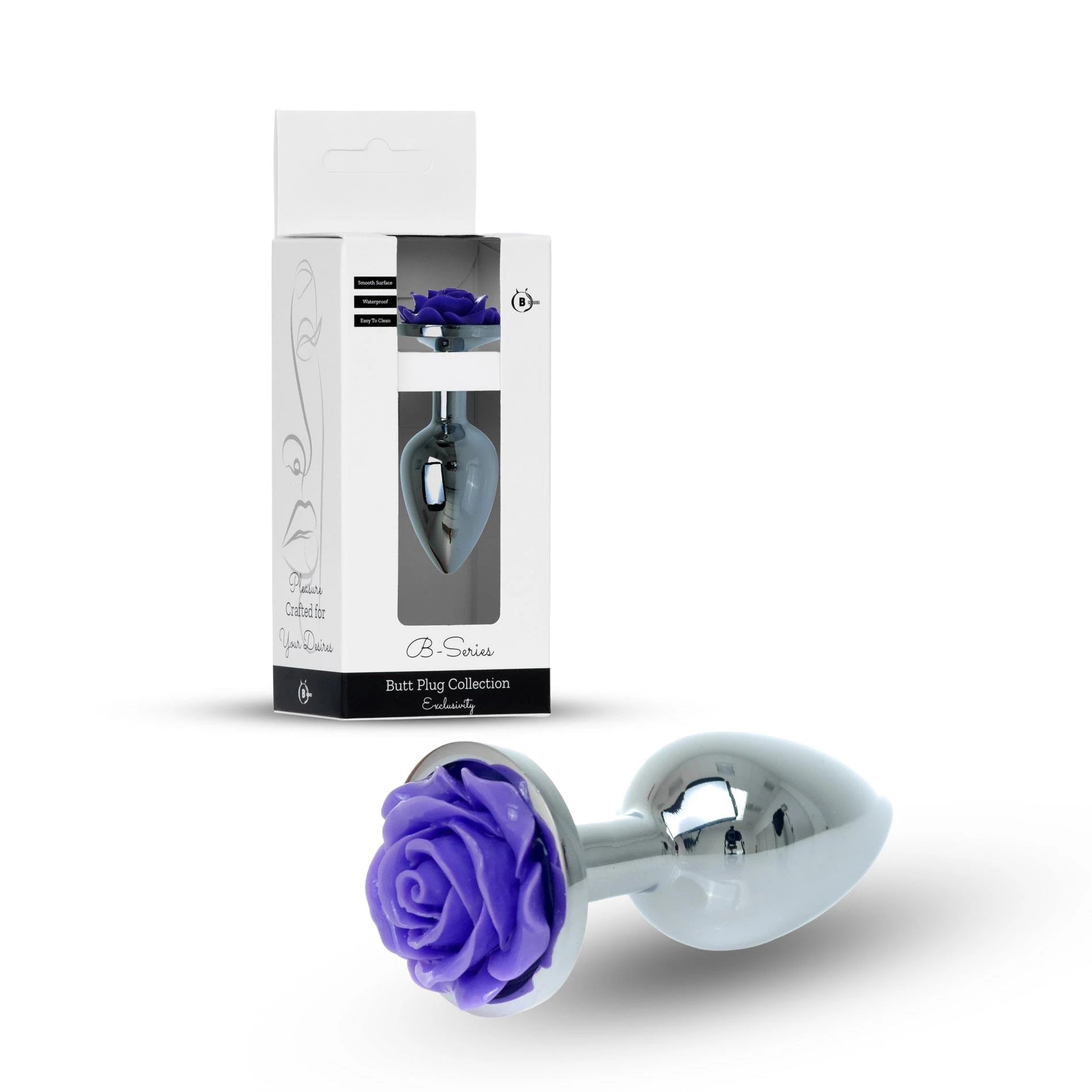 Plug-Bijoux Argent PLUG ROSE- Violet