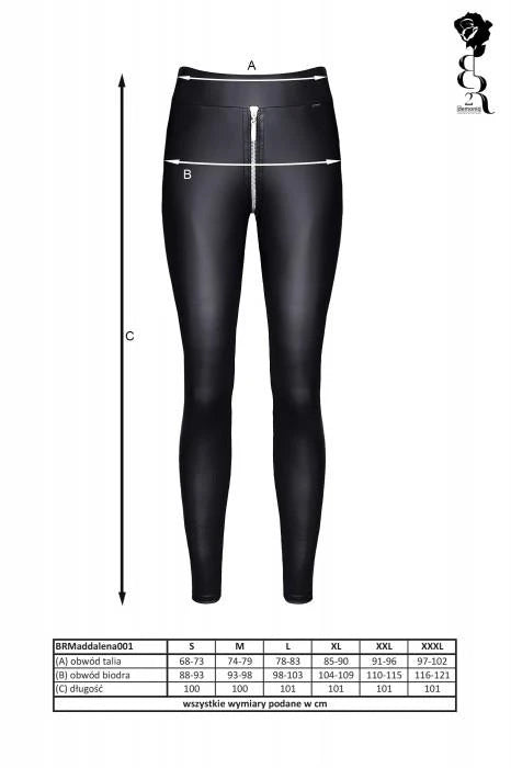 Underwear - BRMADDALENA001 black leggings size XL