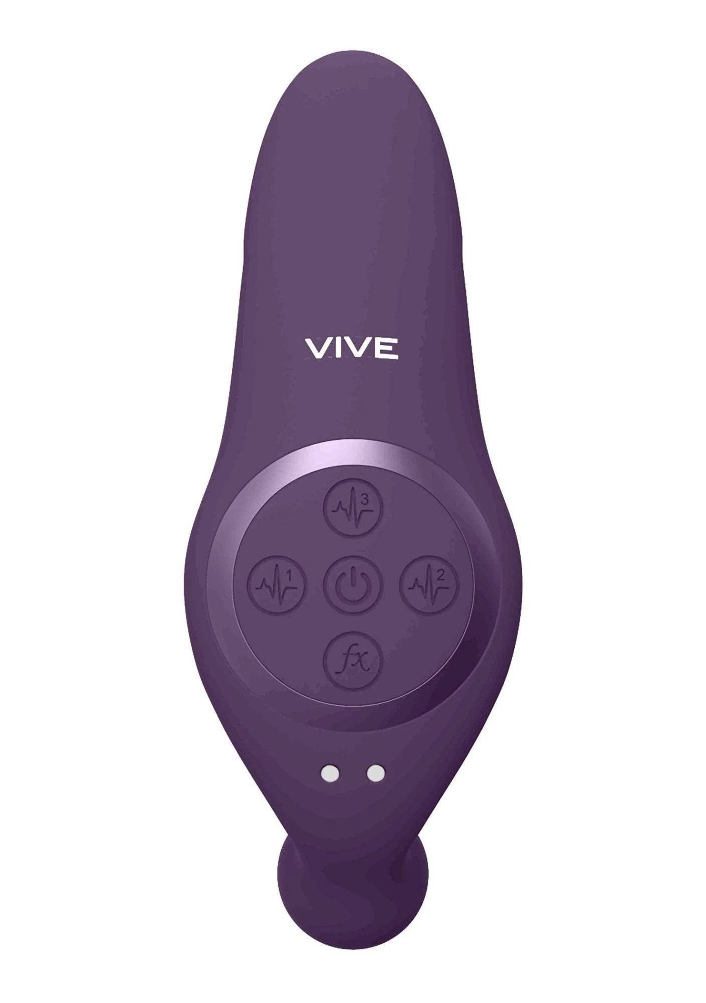 Kata - Pulse Wave  Vibrating Double Penetration Vibrator - Purple